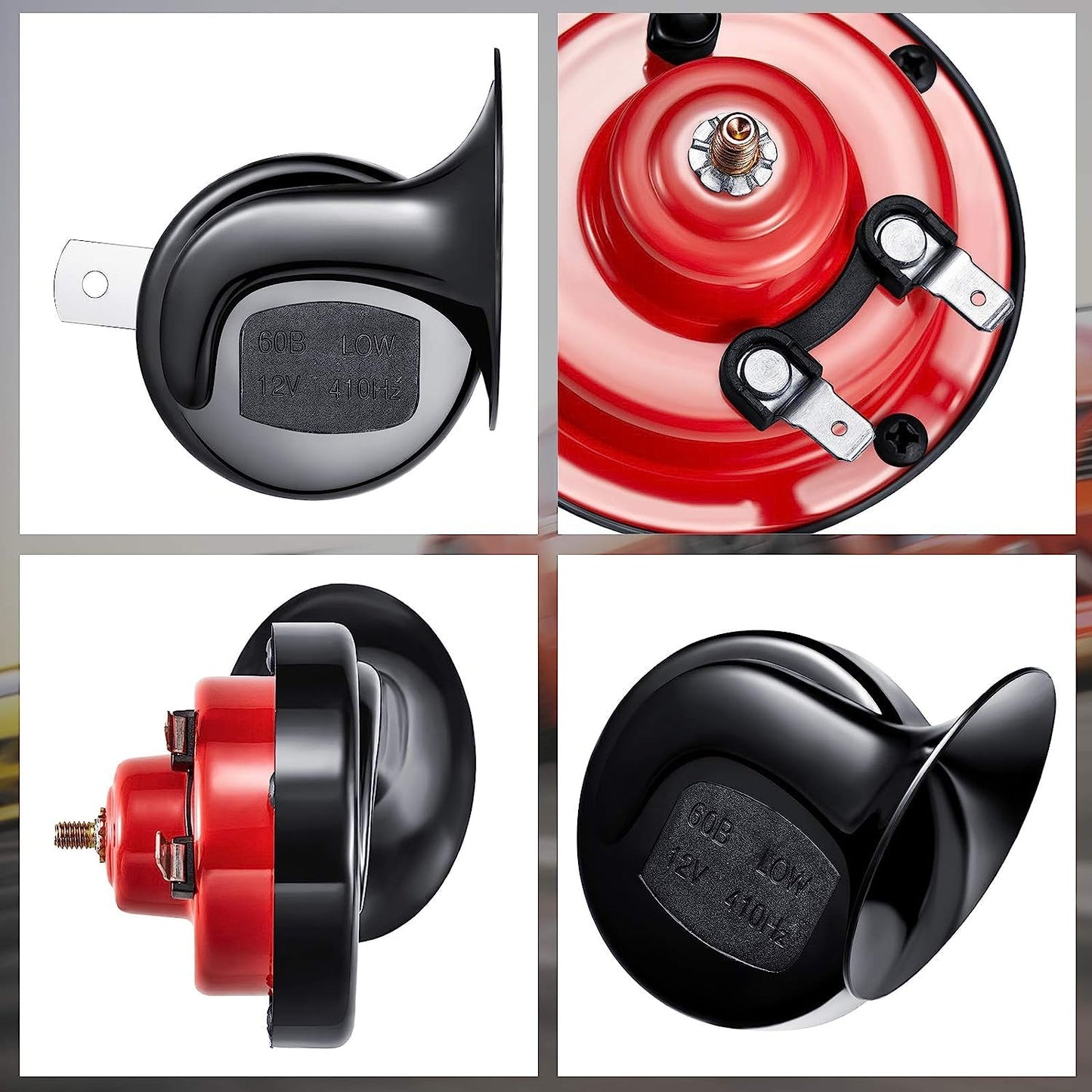 Bocinas Dobles Caracol Eléctrico Accesorios Automotrices Universales Impermeables 12 V