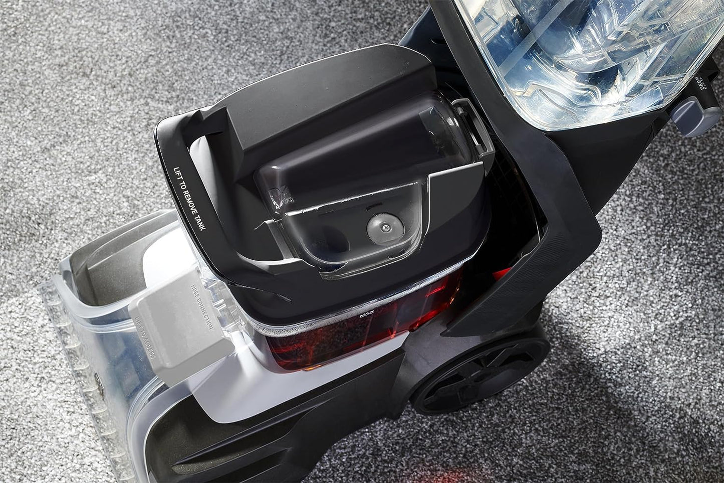 Hoover PowerScrub XL - Máquina limpiadora de alfombras para alfombras y tapicería, máquina de limpieza profunda con herramientas multiusos, succión potente, combina con solución de limpieza de