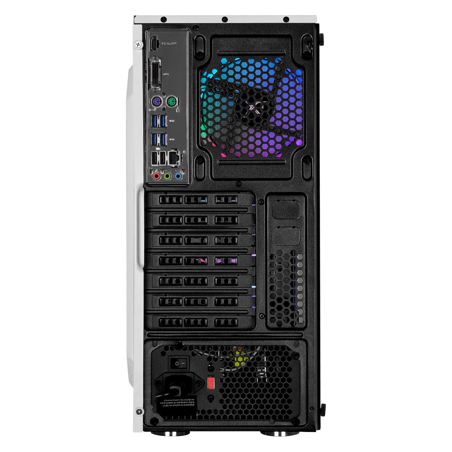 PC Gaming AMD Xtreme Dragonfly White Ryzen 7 5700G SSD 1TB Monitor Curvo 23.8 100Hz 16GB Radeon Vega
