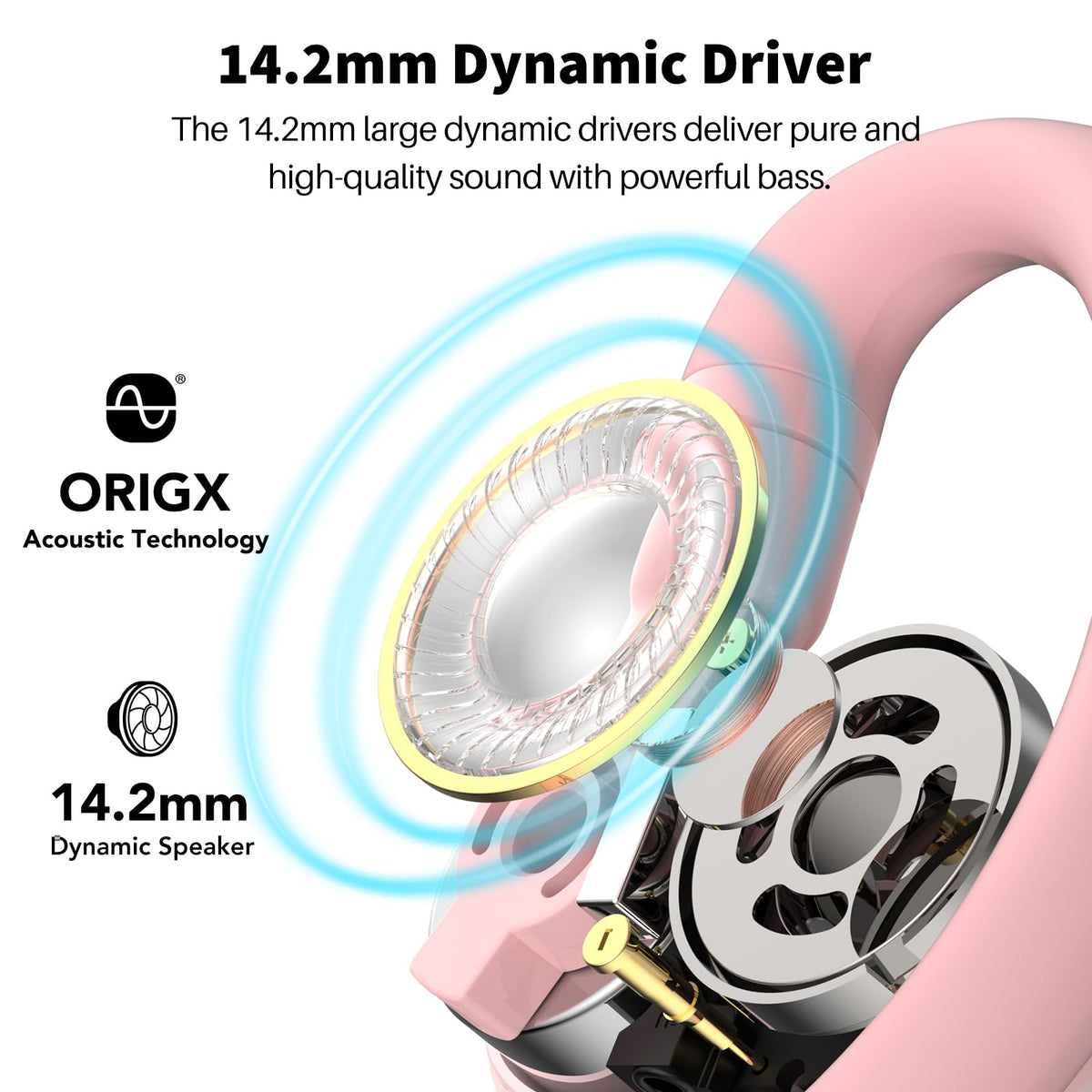 Auriculares Inalámbricos TOZO O2 Ligeros Con Diseño De Doble Eje Y Bluetooth 5.3 Reacondicionados