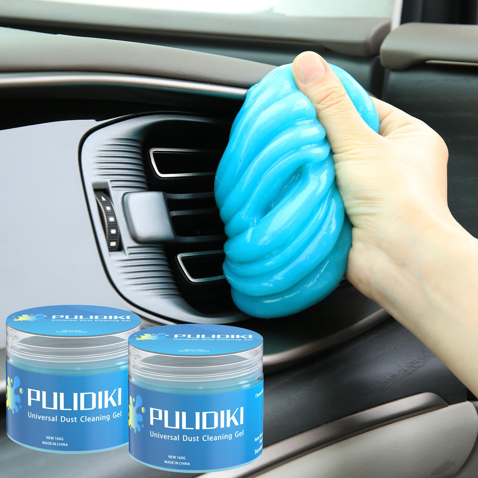 Gel de Limpieza PULIDIKI Azul para Interiores de Automóviles