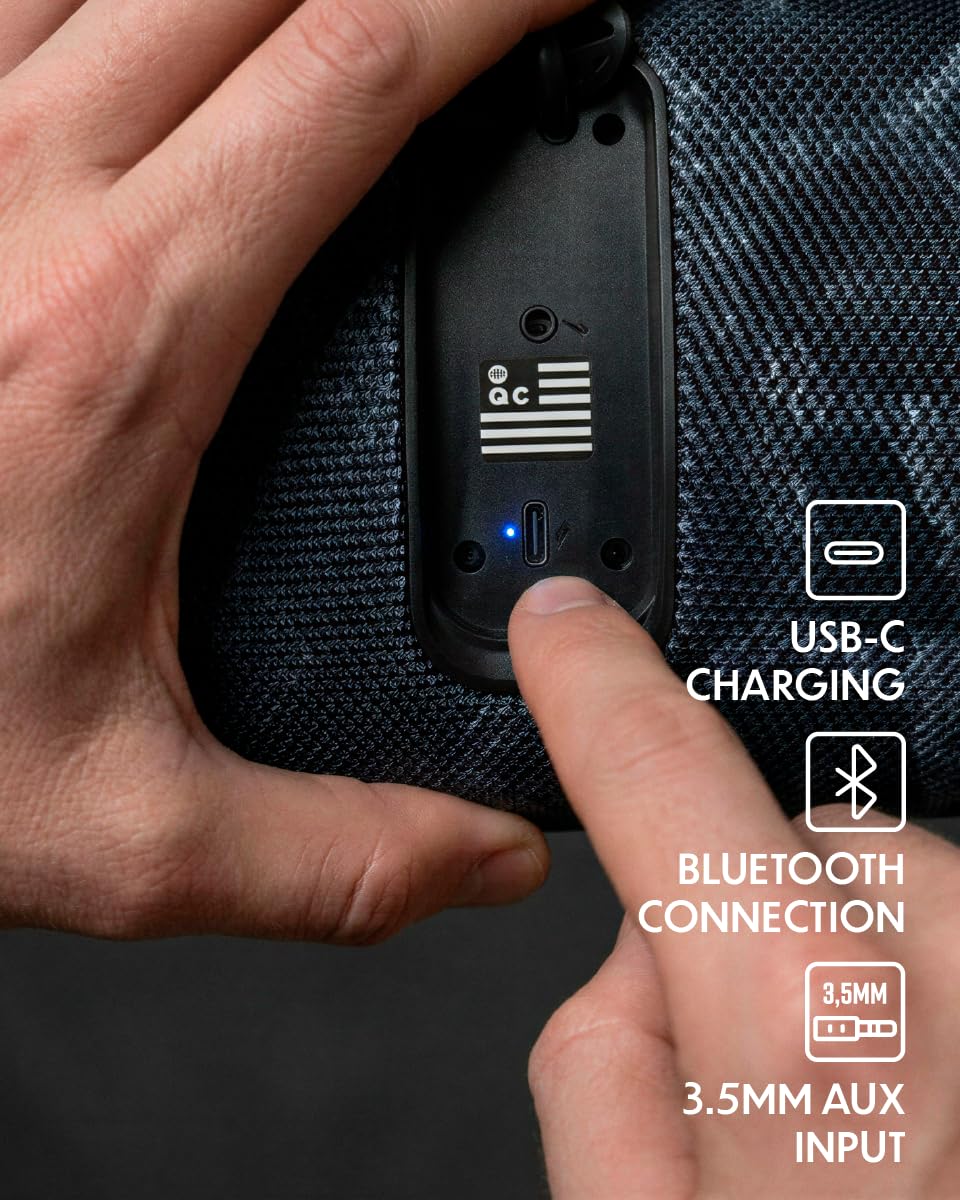 Altavoz Portátil Stromberg Bluetooth 30 W Resistente al Agua Midnight