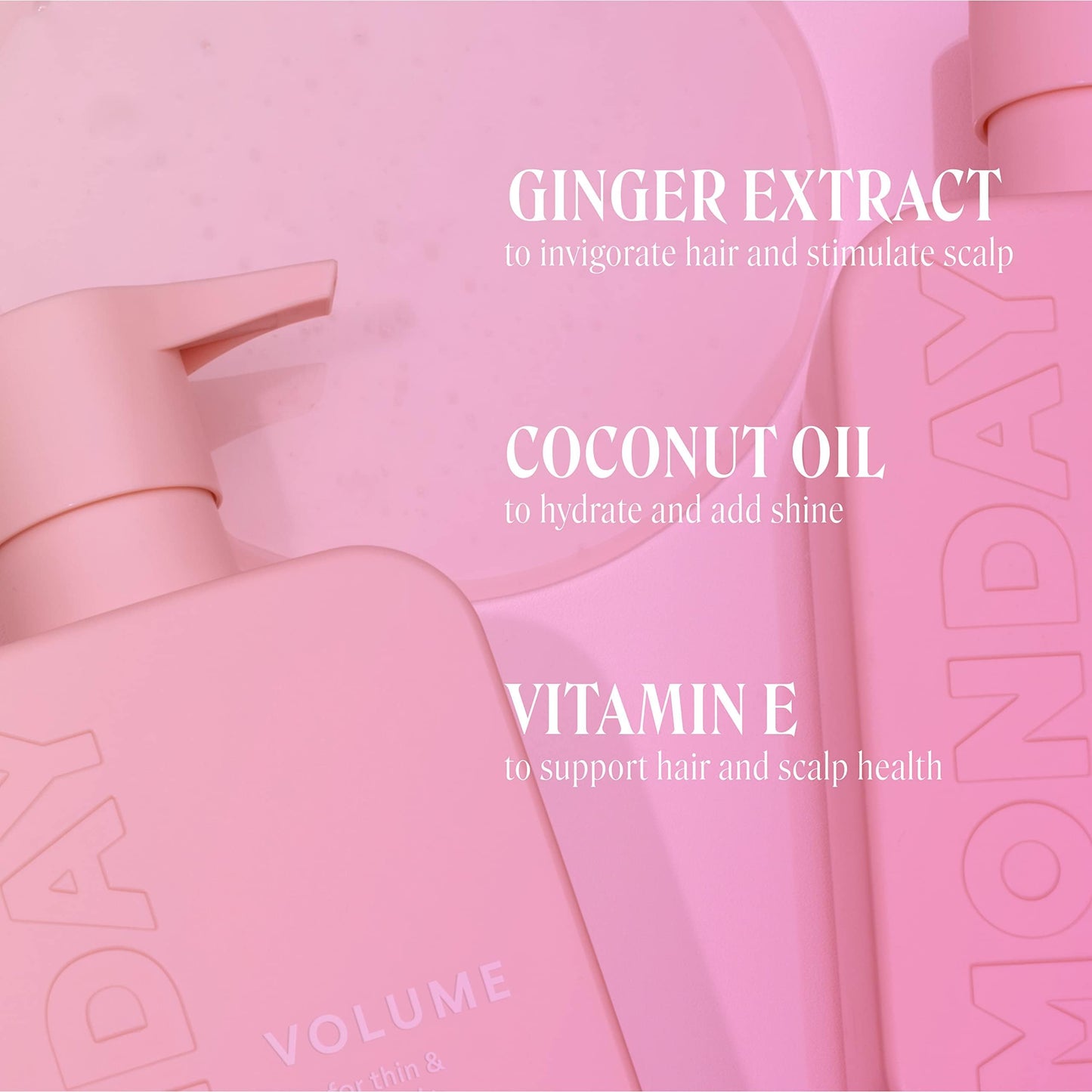 MONDAY-AMAZON - Paquete doble combinado regular de volumen, 12 onzas líquidas (1 champú, 1 acondicionador)