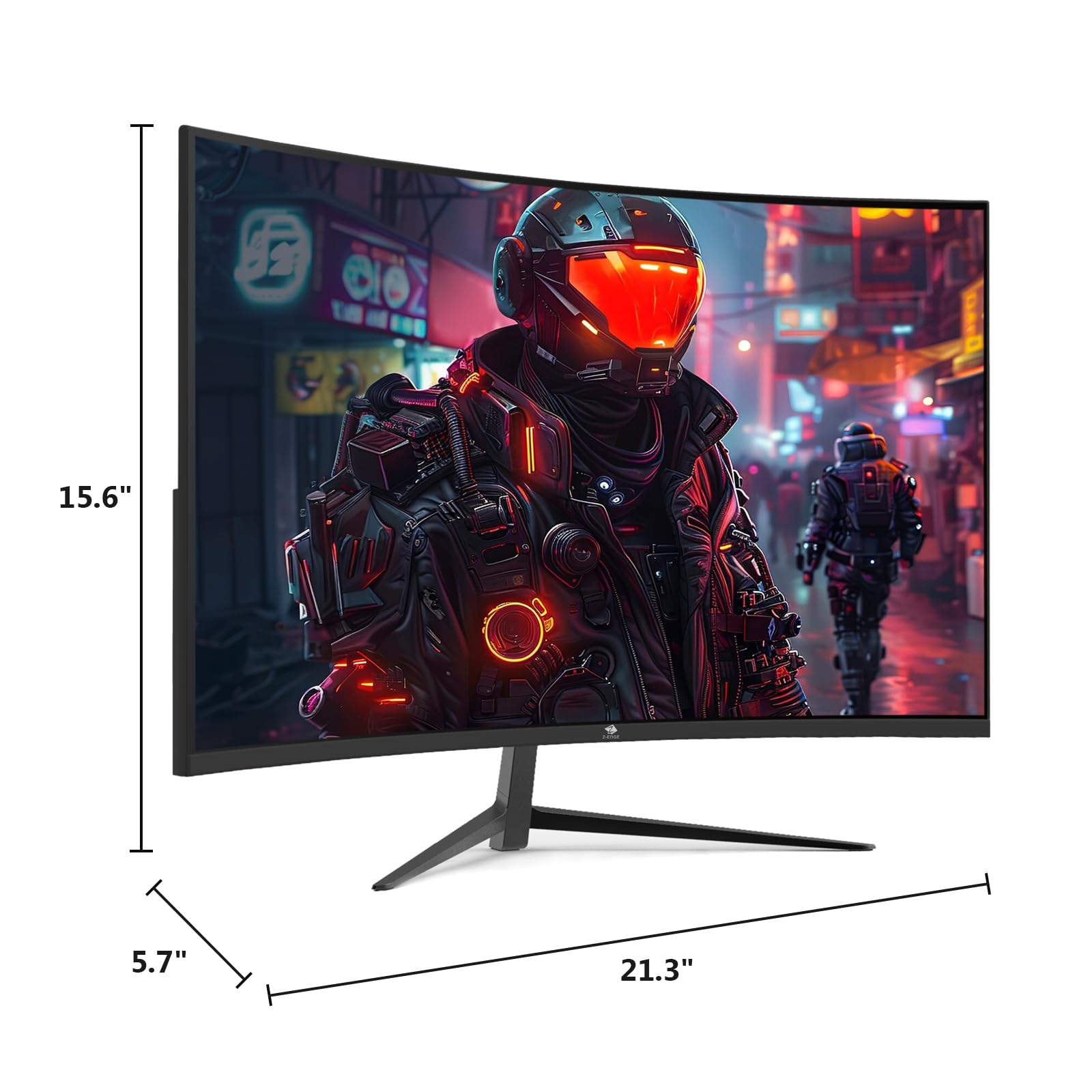 Monitor de Juego Z-Edge UG24 Curvo FHD 1080 con 180 Hz