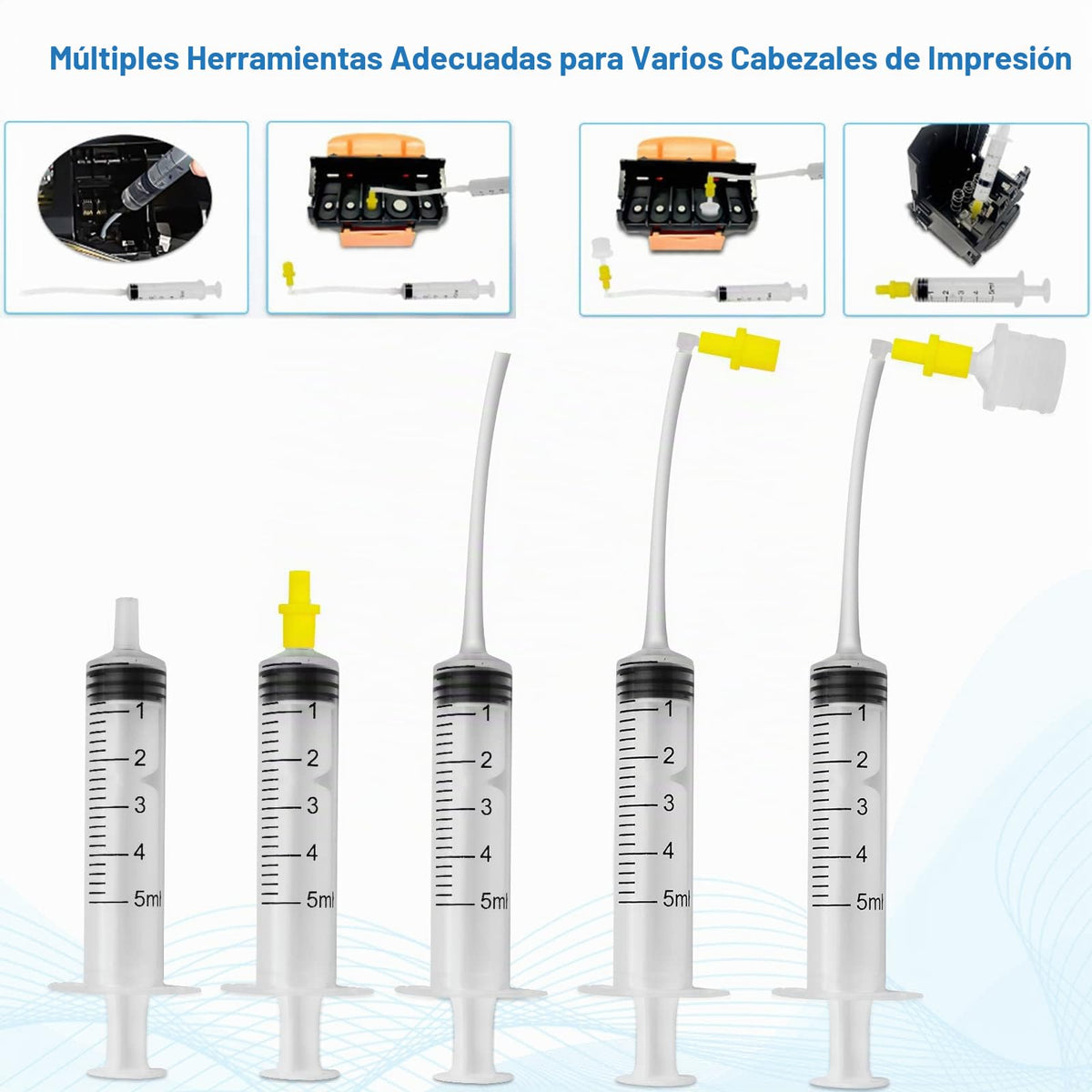 Kit de Limpieza Fosgoit para Cabezal de Impresora Epson Ecotank y HP