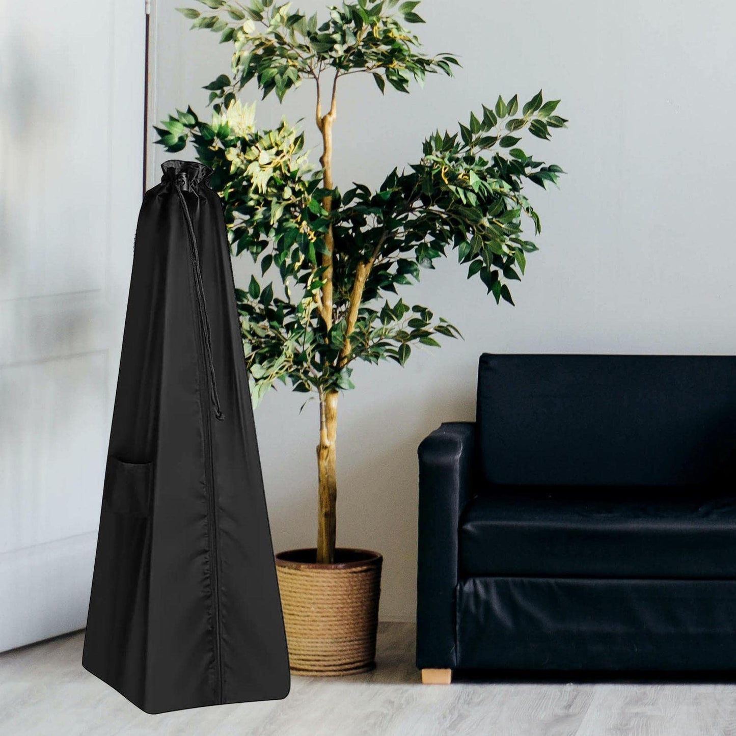 Funda de almacenamiento para aspiradora doméstica – Revestimiento de poliuretano Oxford 420D cubierta protectora para aspiradora vertical, clasificación impermeable, a prueba de polvo, 48.5 x 15 x 15 pulgadas