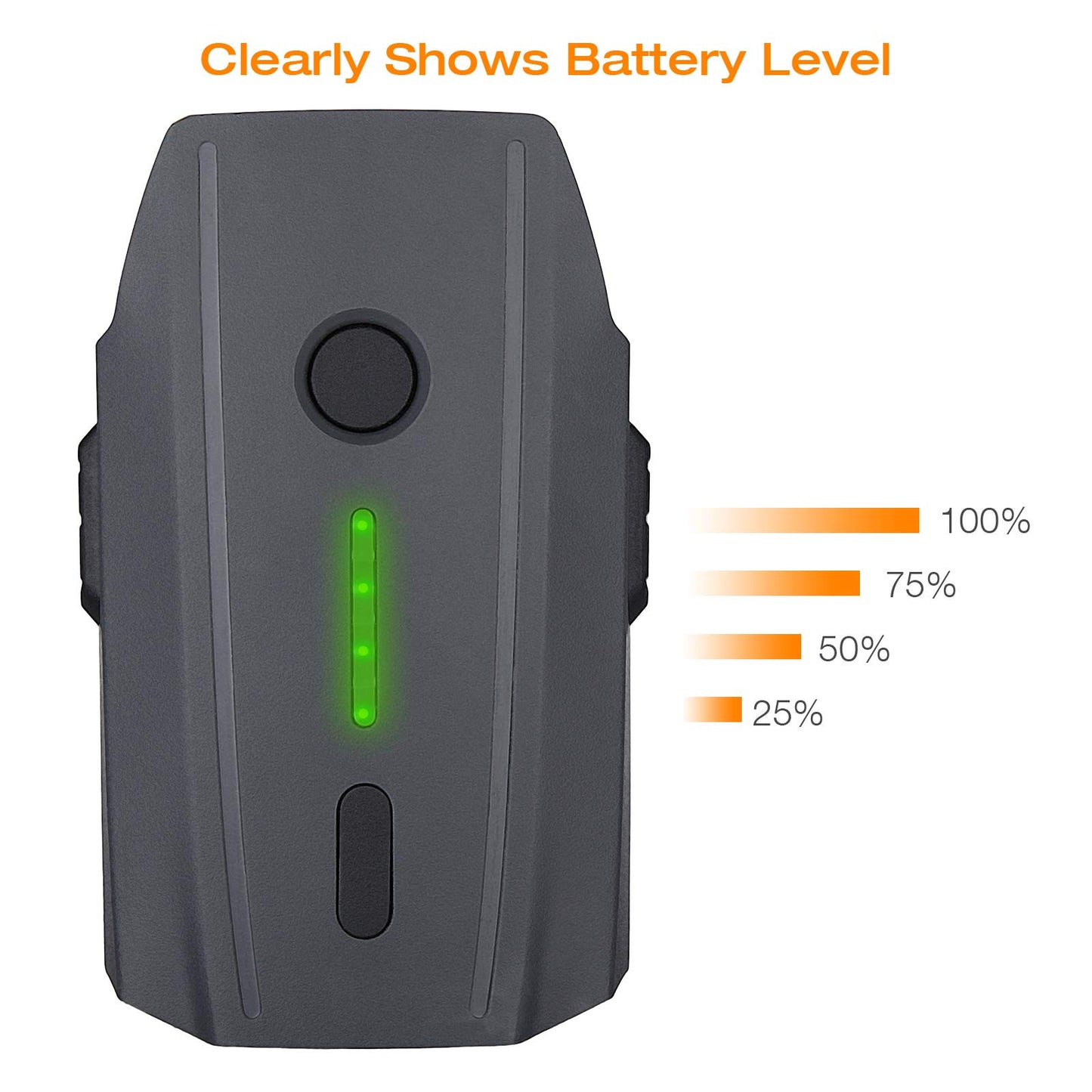Batería de Repuesto DJI Mavic Pro Blanco 3830 mAh con 2 Bolsas de Seguridad 2 Paquetes
