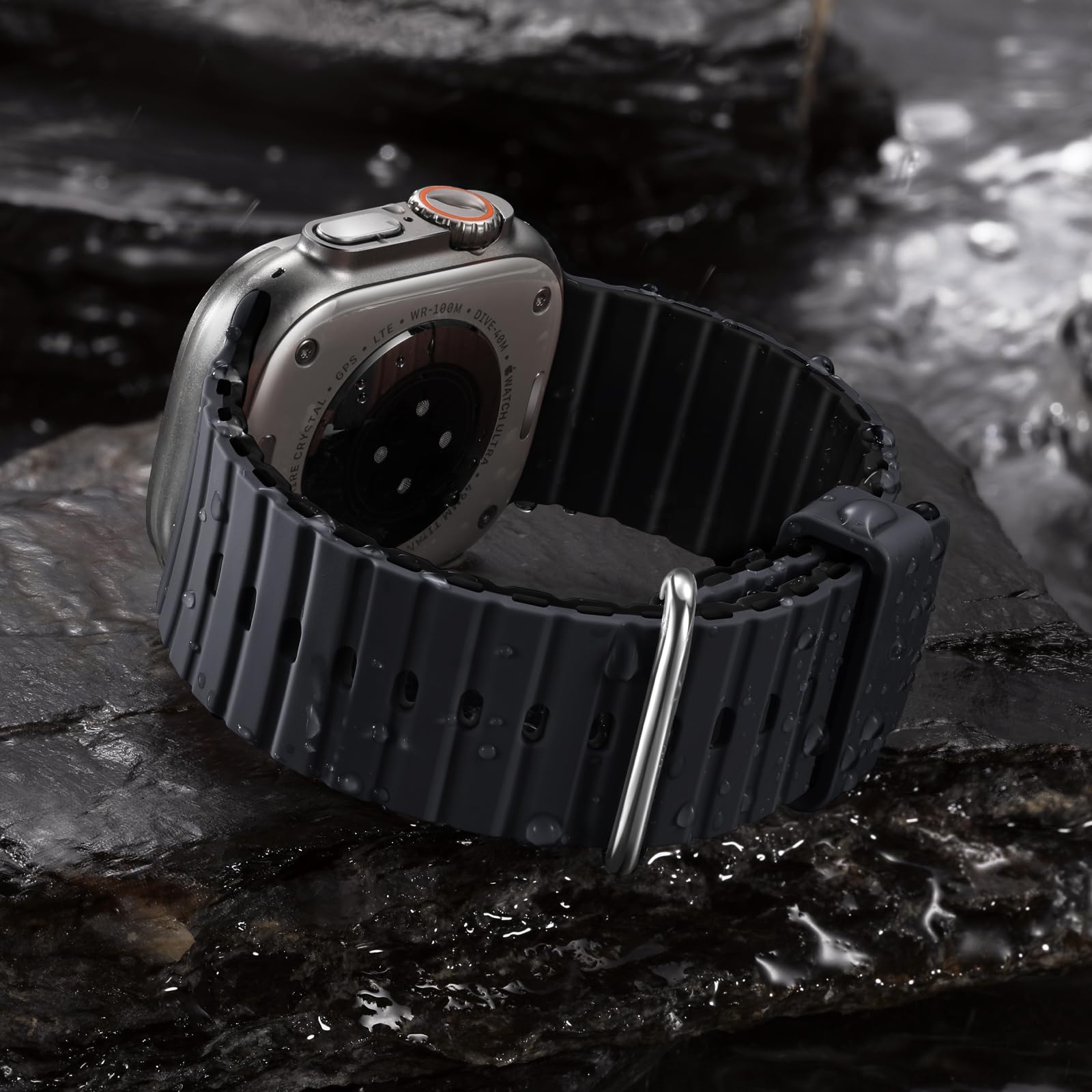 Correa de Silicona Vcegari Ocean Sport para Apple Watch Ultra 2 Hombre