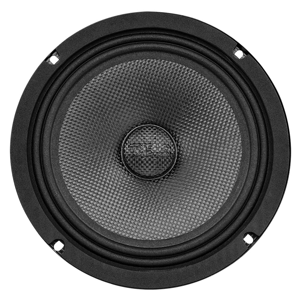 Altavoz Delgado 8 Pulgadas DS18 Fibra de Carbono Resistente al Agua