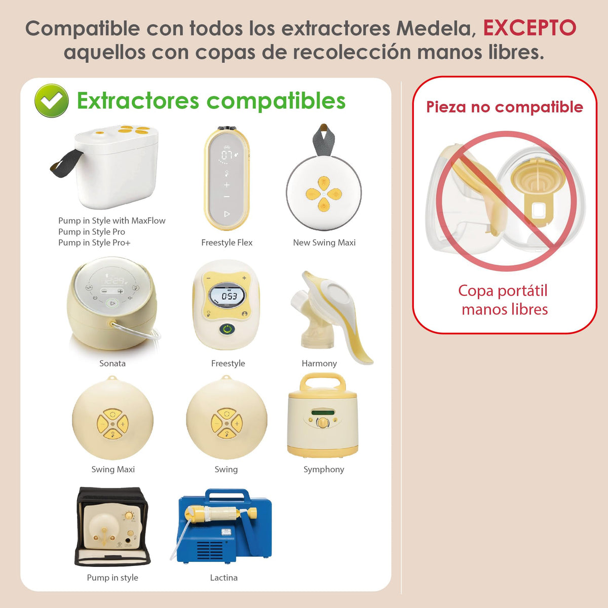 Embudo Maymom MyFit Serie Comfy de 17 mm, diseño de dos piezas, compatible con piezas de extractores Medela; reemplazo de embudos Medela; compatible con conector MaxFlow Flex; paquete de 2 piezas