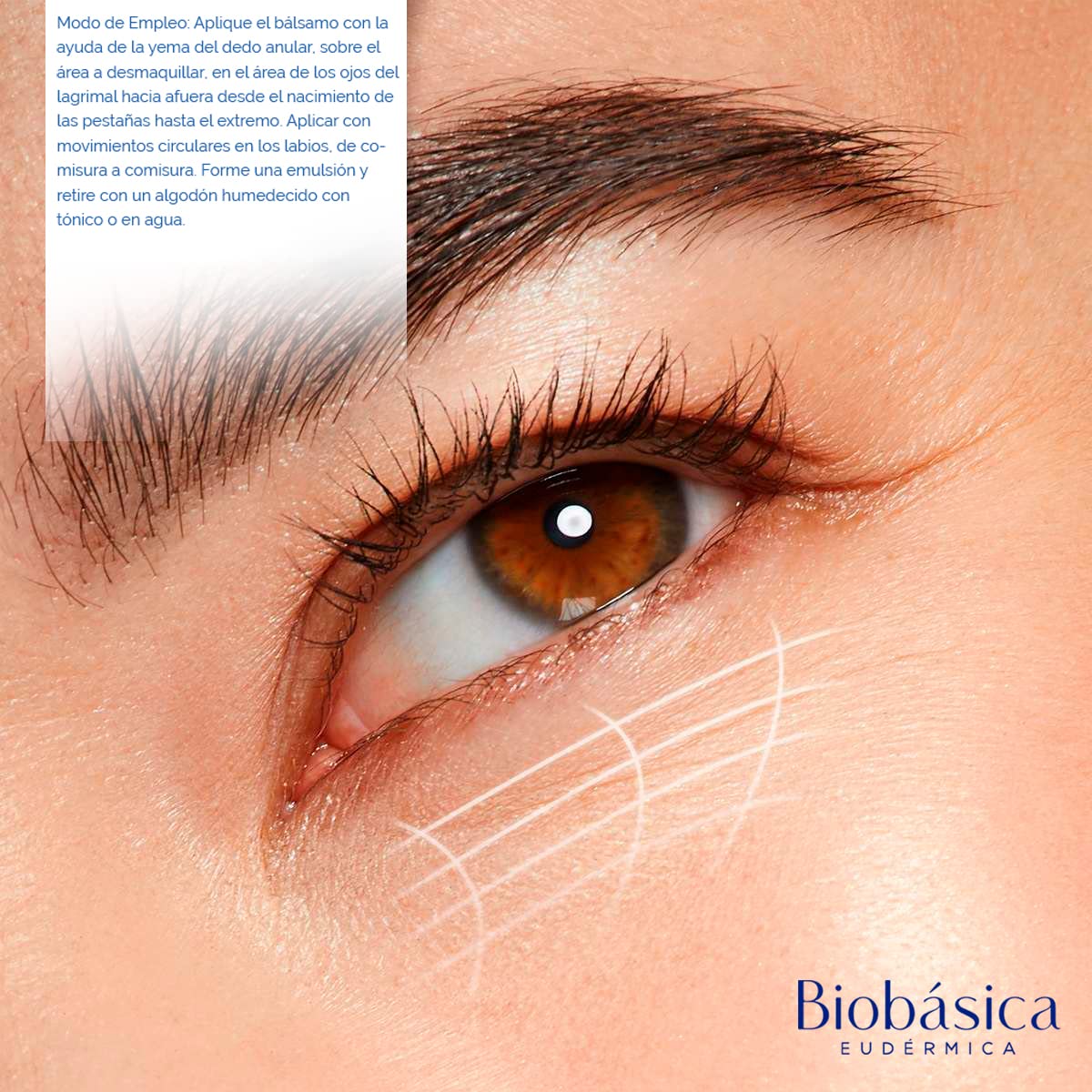 Bálsamo desmaquillante para ojos y labios | limpiador | protector | tonificante | hidratante.