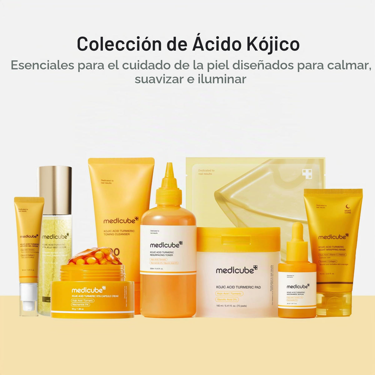 Kojic Acid Turmeric Night Wrapping Mask by Medicube for Women - 2.53 oz Mask