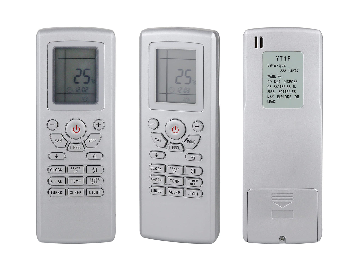 Control Mirage GREE Trane YT1F MINISPLIT Aire Acondicionado