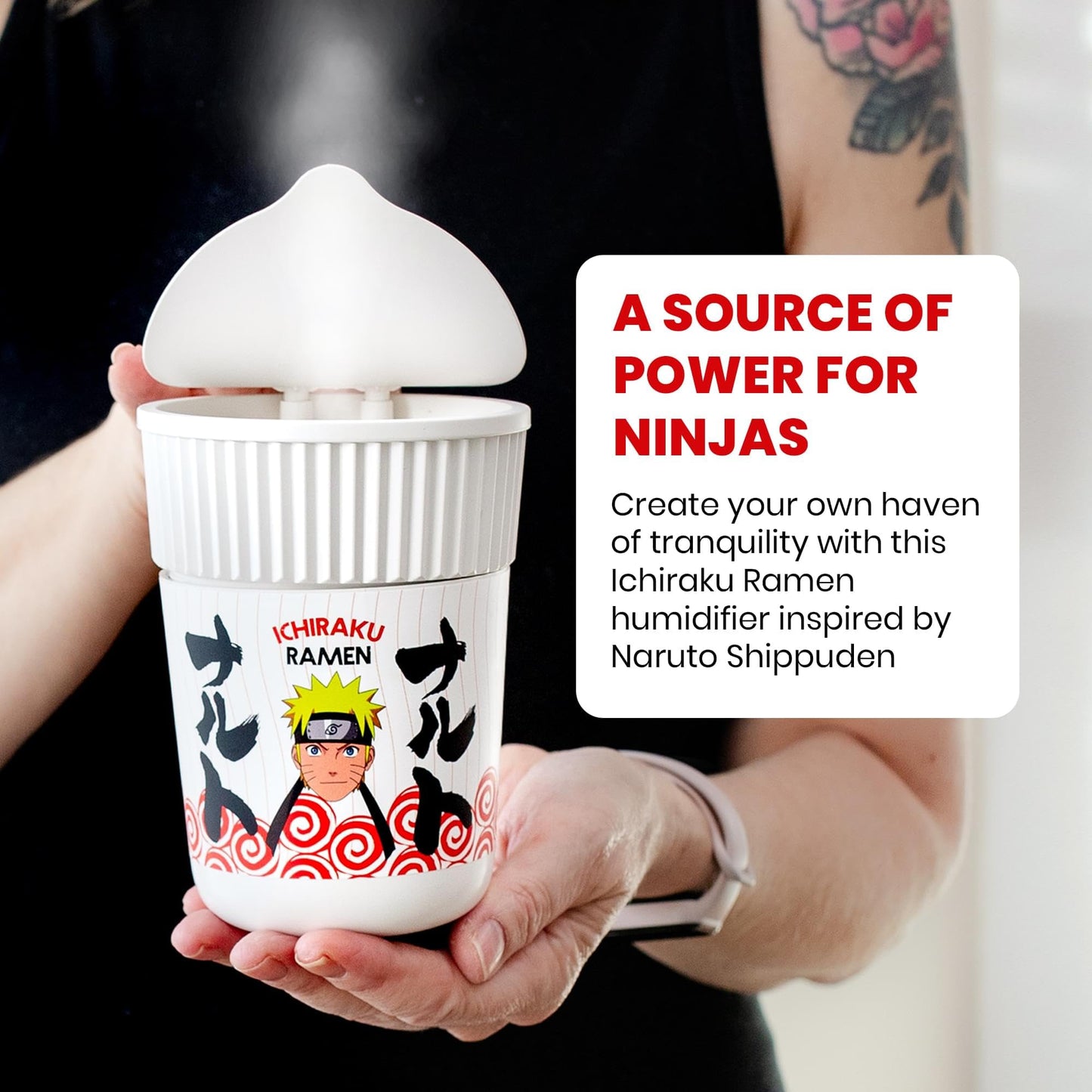 Naruto Shippuden Ichiraku - Humidificador instantáneo de taza Ramen