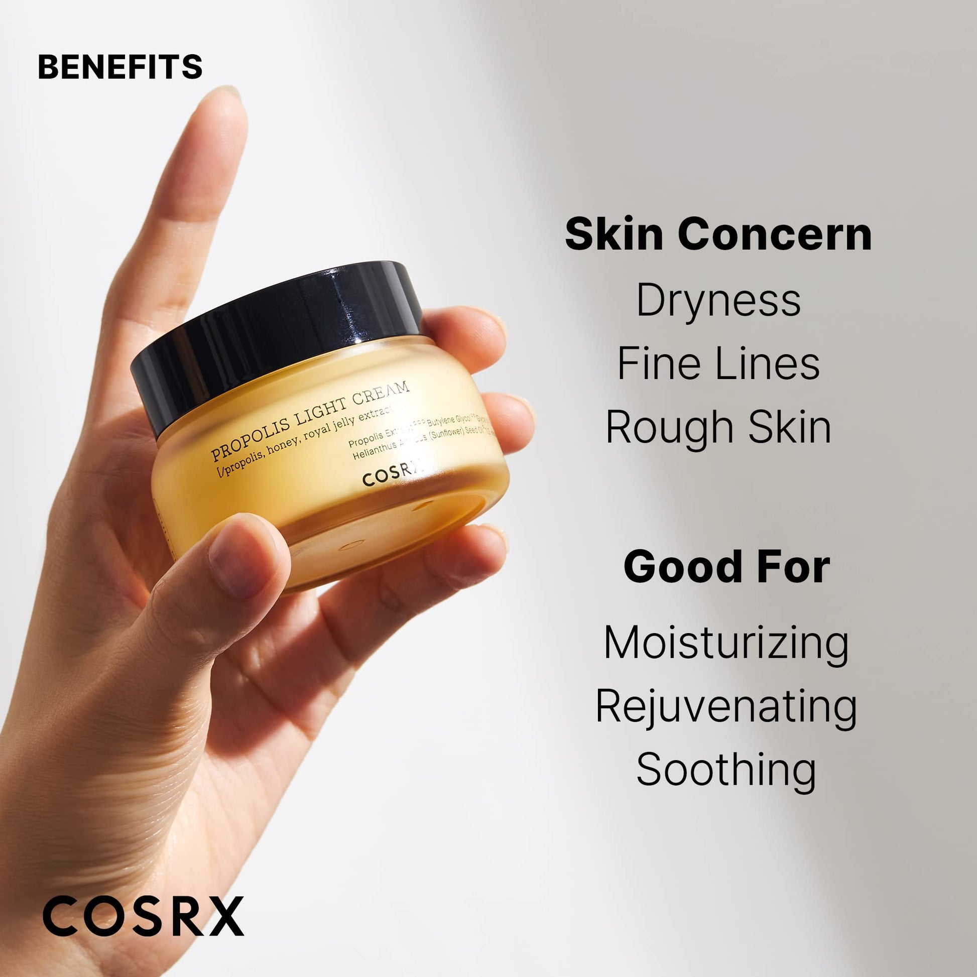 Full Fit Propolis Light Cream by Cosrx for Women - 2.1 oz Cream