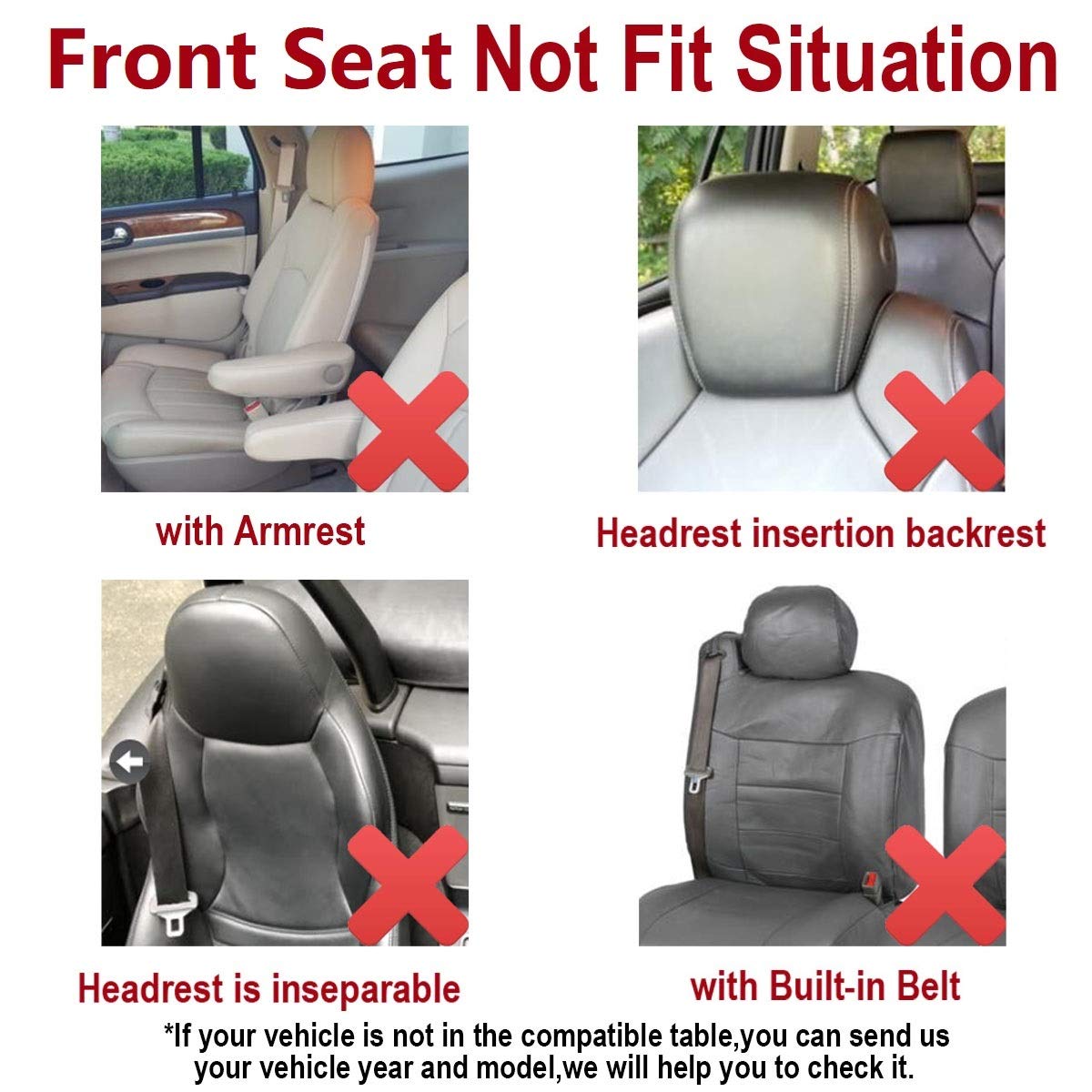 Flying Banner Juego Completo de Fundas de Asiento de Coche Asientos Delanteros y Traseros de poliéster,Compatible con Bolsas de Aire, Banco Trasero Dividido, Color (Negro Gris)