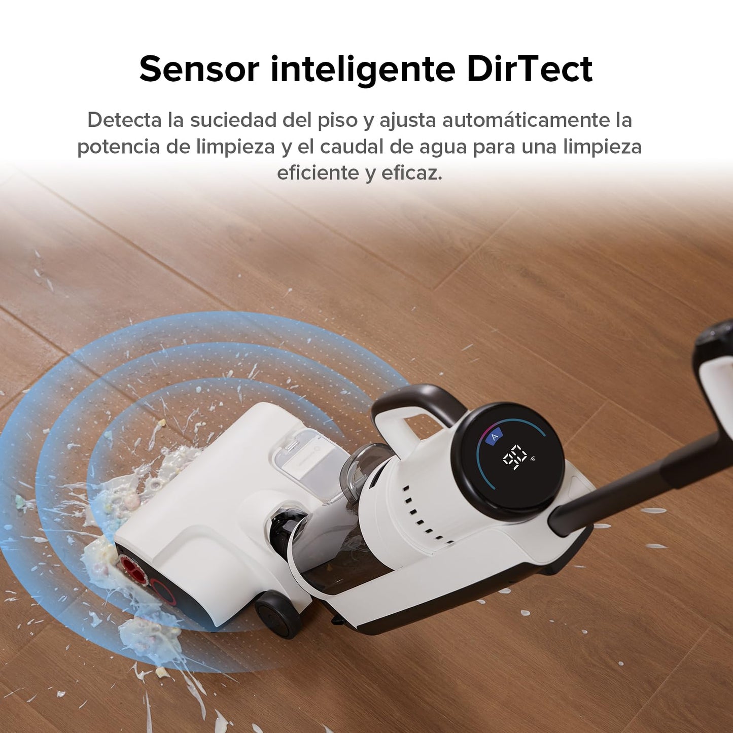 Aspiradora Roborock Dyad Pro Combo Blanco para Múltiples Superficies 5 en 1