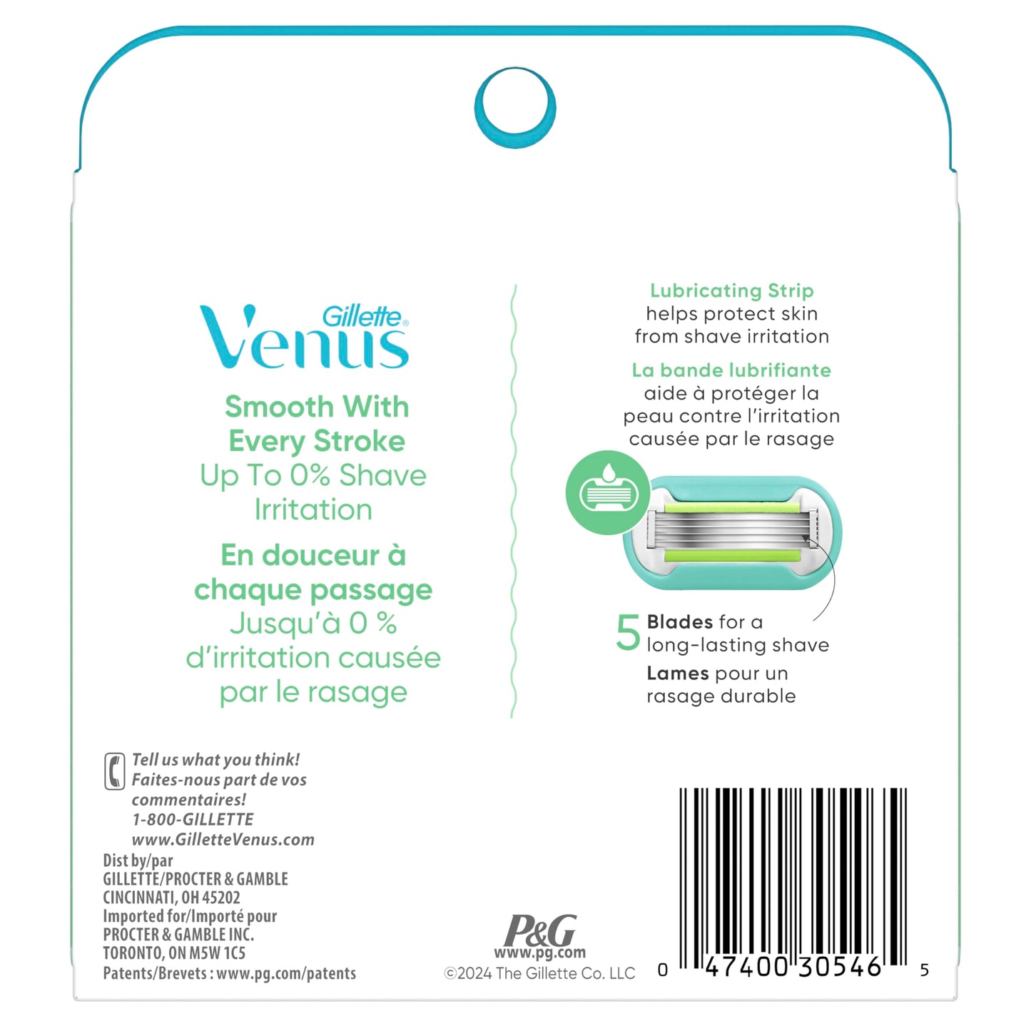 Gillette Venus - Cuchilla de afeitar para mujer (6 recambios)