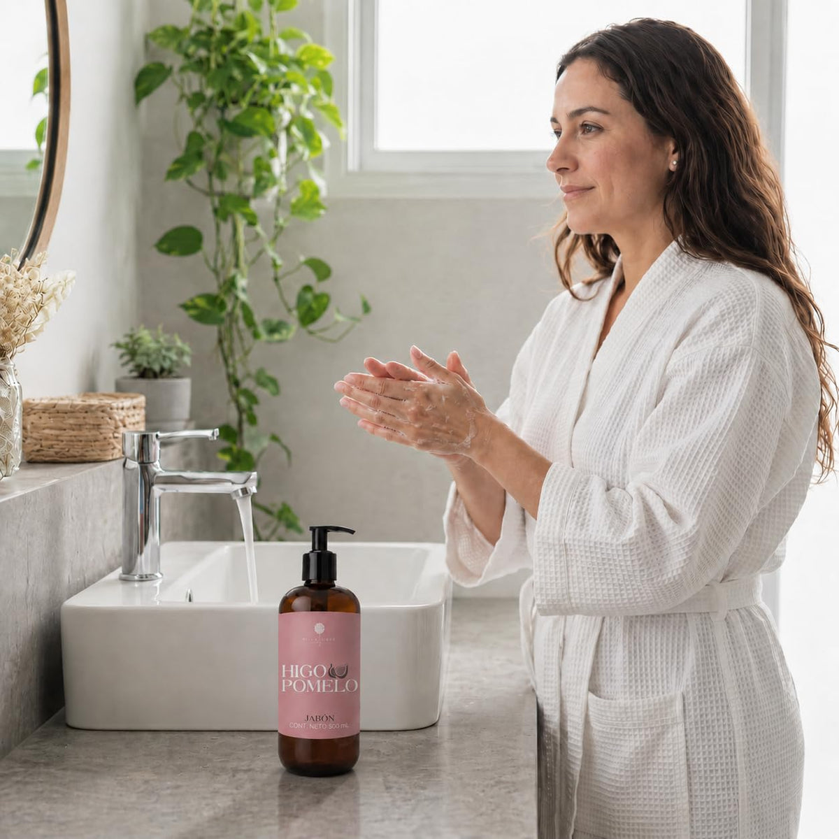 Mil Flores — Jabón Líquido Premium para Manos 500 ml HIGO | Ritual de Aromaterapia | Hidrata y Cuida la Piel | Esencias 100% Naturales