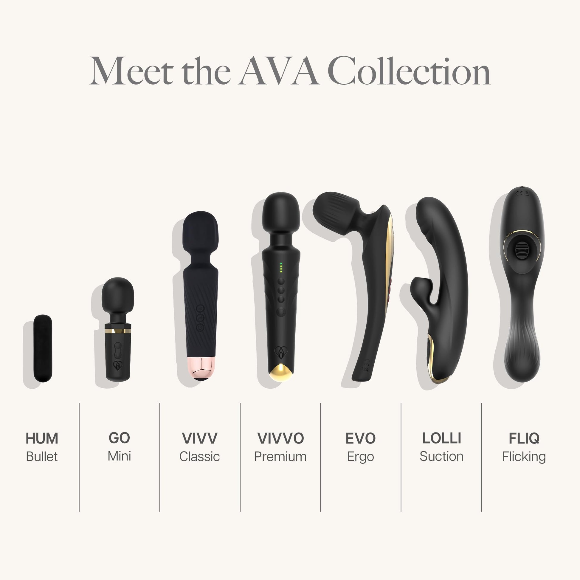 ava- "Ava Vibrator Wand Juguetes sexuales [Vibradores estimuladores de clítoris] Vibrador para mujer | Juguete sexual | Regalos para mujeres