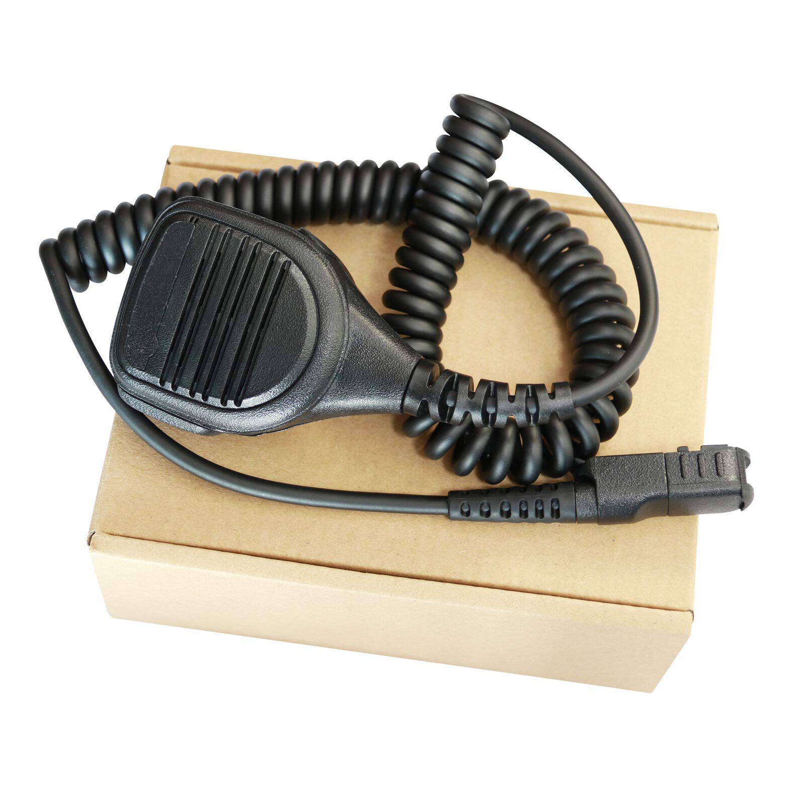 Micrófono de Hombro Amasu XPR3300 XPR3500e Negro para Dispositivos XPR y DP
