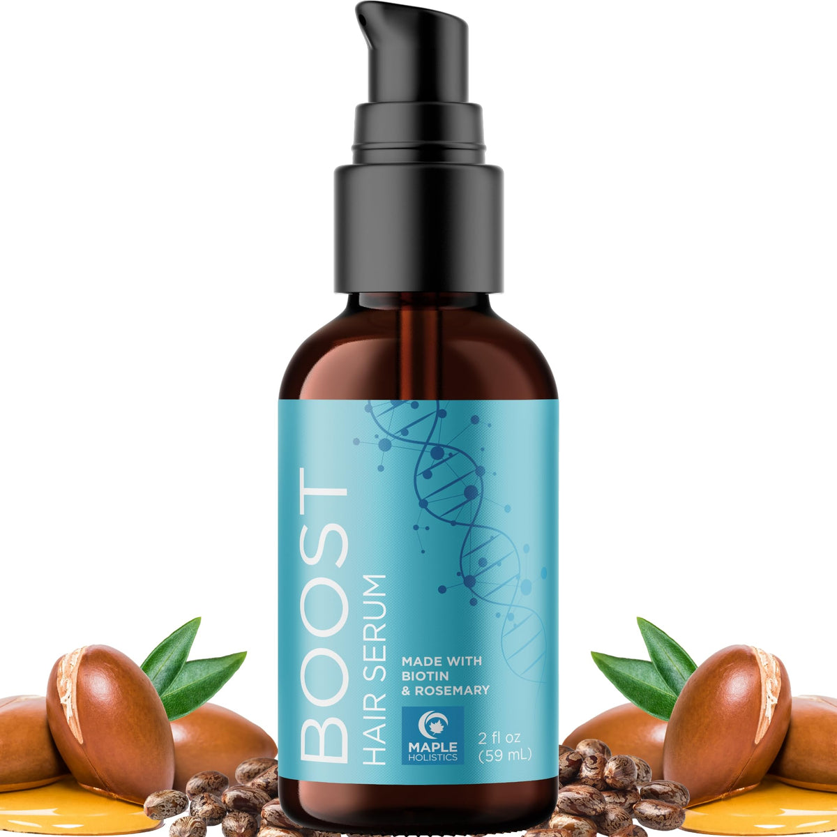 Sérum Espesante Maple Holistics Romero y Menta Crecimiento Capilar