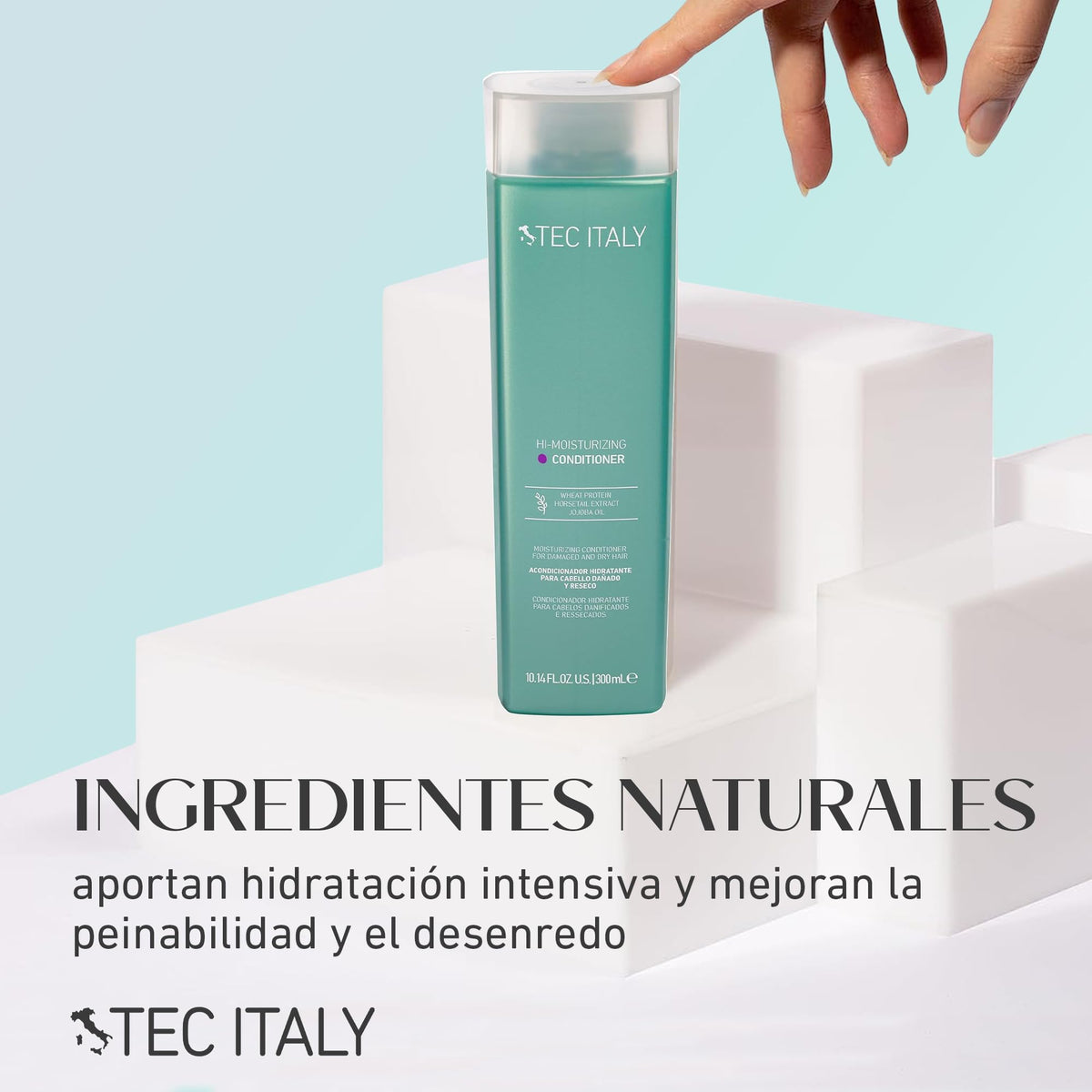 TEC ITALY Hi Moisturizing Conditioner Acondicionador Suavidad Capilar 300 g