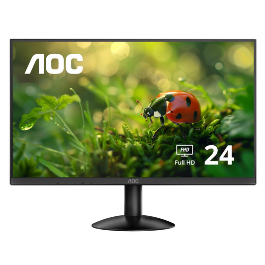 AOC Monitor Led 24B30H2, 23.8 Pulgadas, 1920x1080, Full HD 1080p, 100Hz, IPS, Negro