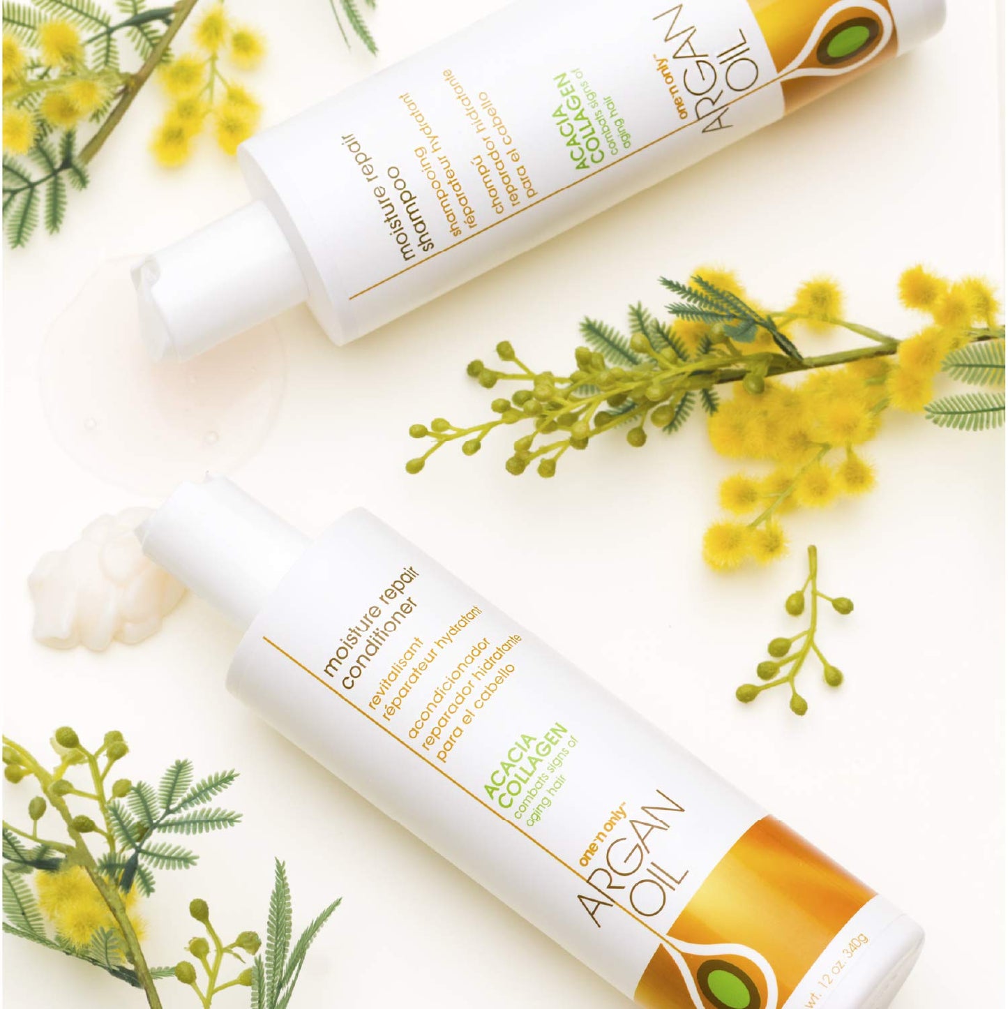 One N´Only Shampoo Reparador Hidratante con Aceite de Argán 350 Ml