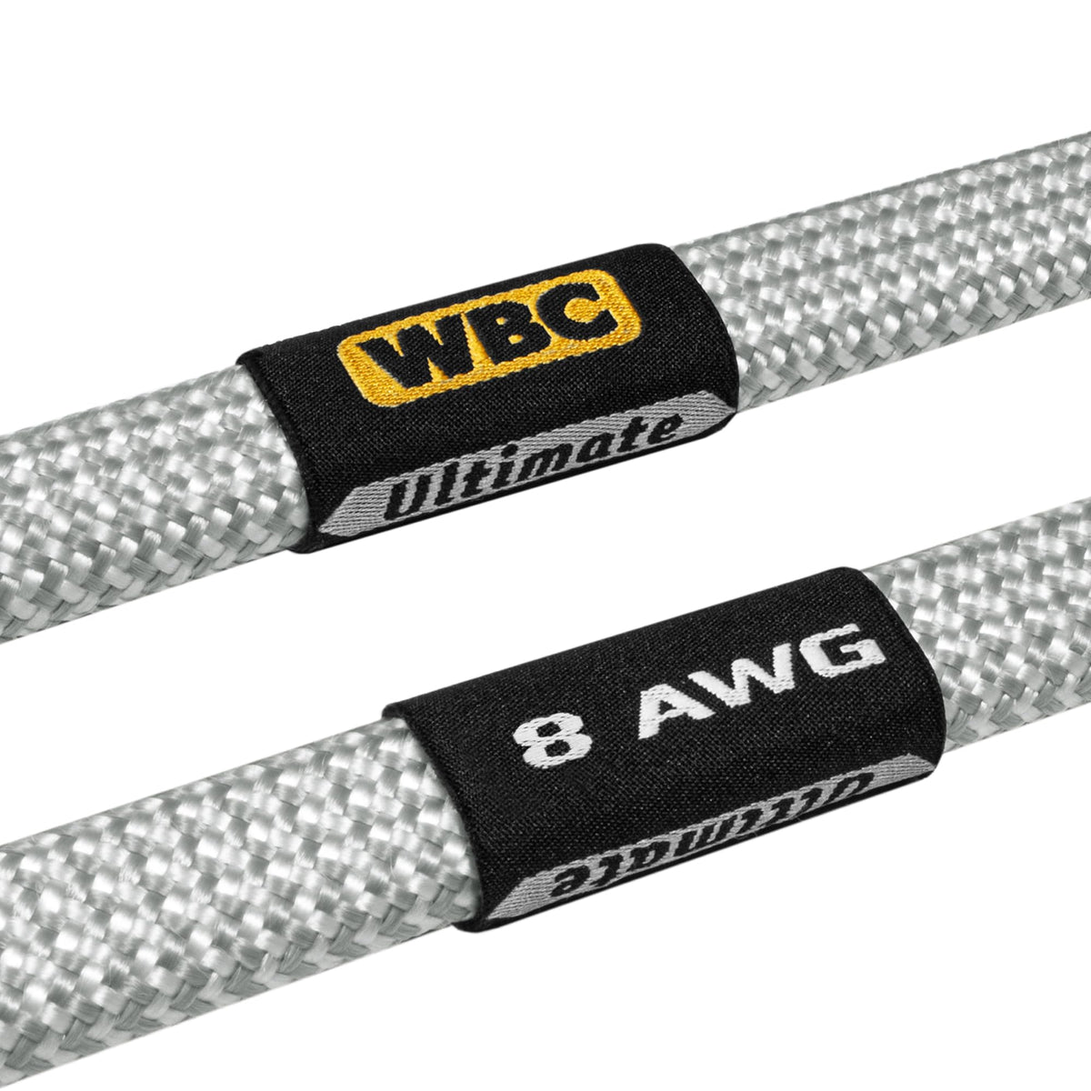 Cable Alta Fidelidad Worlds Best Cables Plateado 5 Pies OFC 8 AWG con Enchufes Eminence Gold Plátano