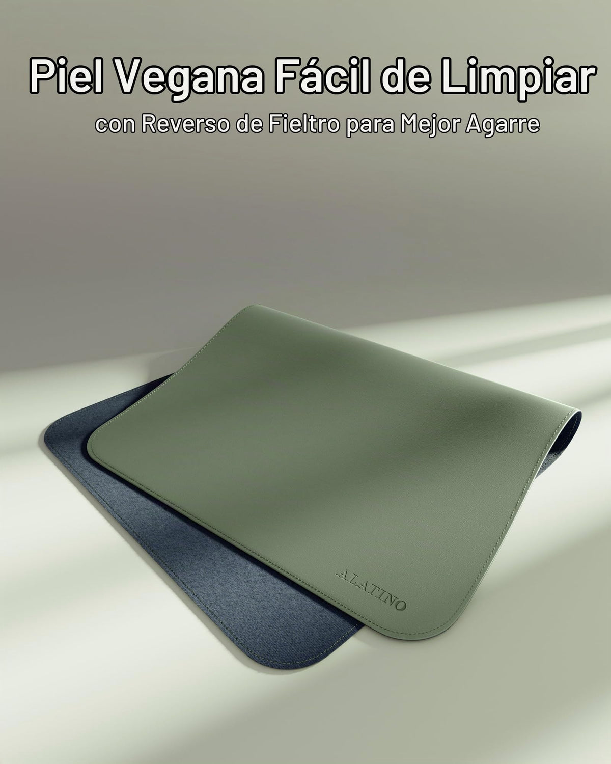 Paquete de 2 alfombrillas de piel vegano para bebé, tamaño grande de 30 x 17 pulgadas, impermeable, plegable, cambiador portátil para viajes, hogar y bolsa de pañales, regalo de bebé para nuevas mamás