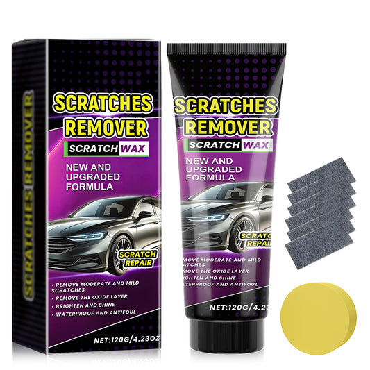 Removedor de Rayones para Auto con Nanopaño y Cera para Pulir Vehículos Kit Reparador