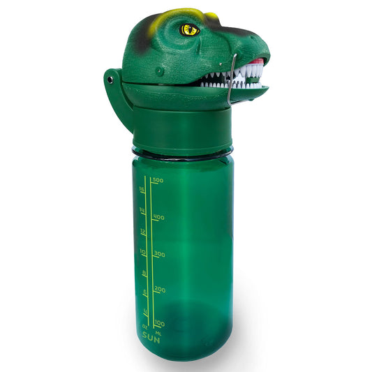 Botella de Agua Sun Company T-Rex RoarBottle Verde