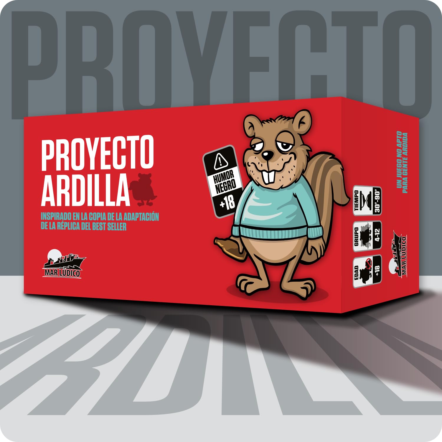 MAR LÚDICO - Juego de Mesa en Español | Juego de Mesa para Adultos | Juego para Fiestas | Versión Mexicana - Proyecto Ardilla