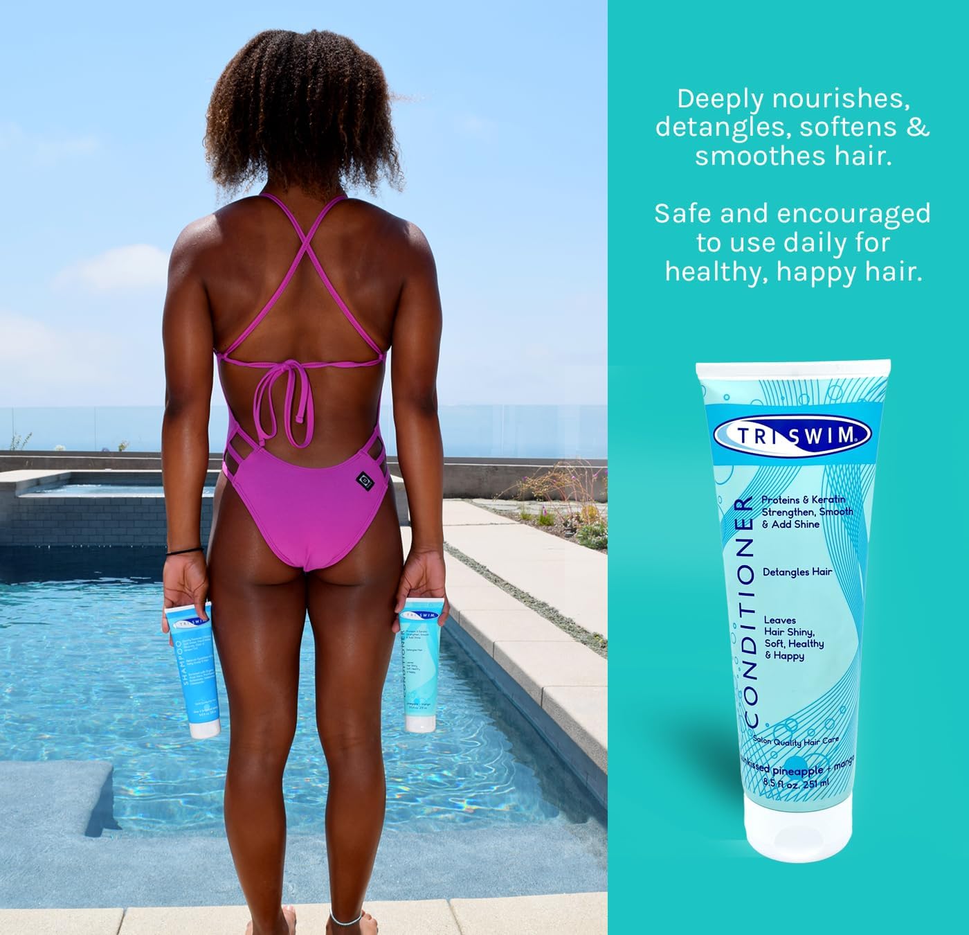 TRISWIM Conditioner, 8.5 oz