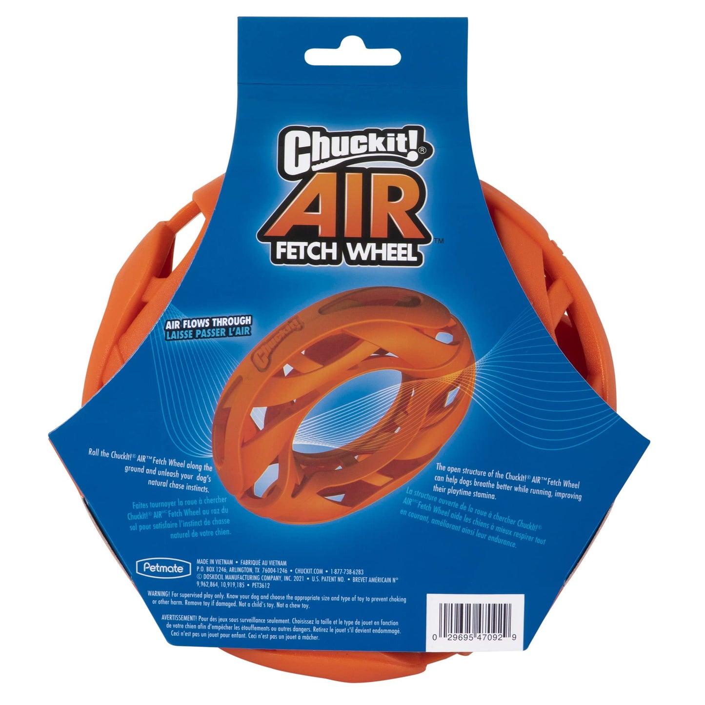 Chuckit! Breathe Right Fetch Wheel Doy Juguete