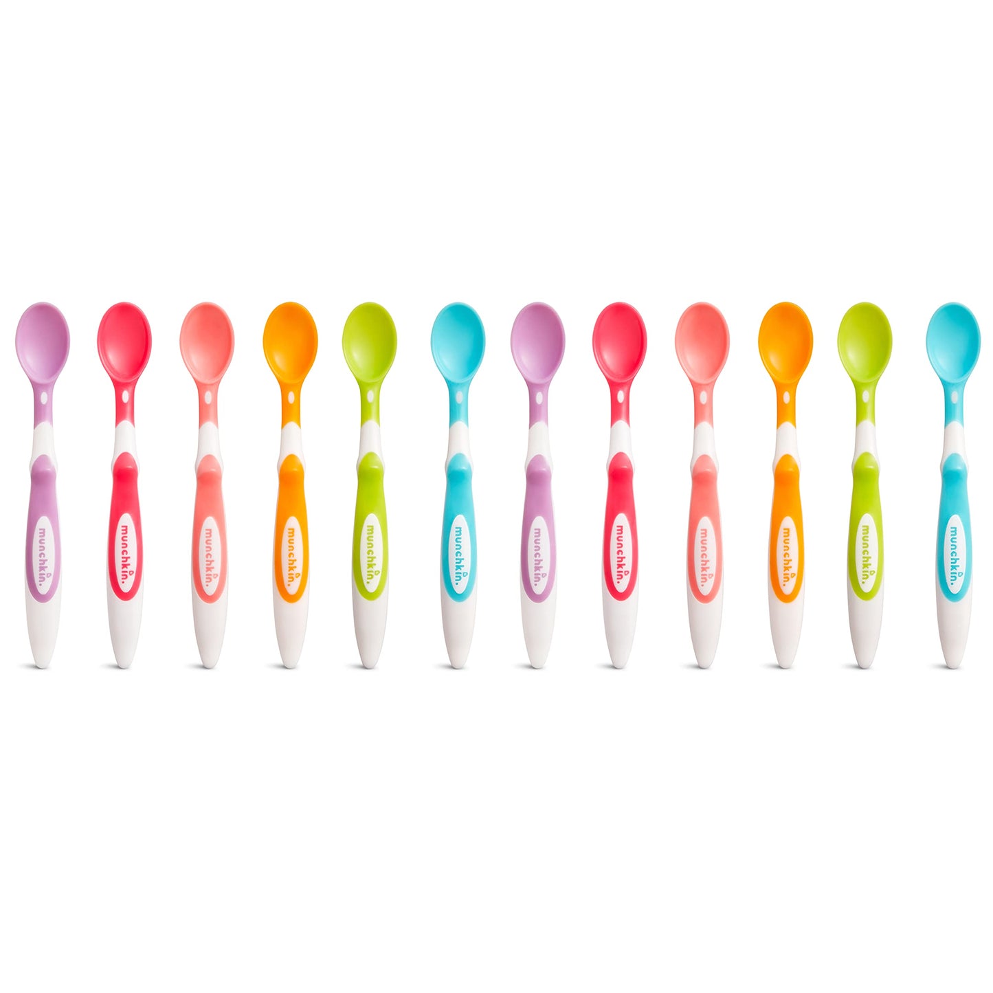 Cucharas Munchkin Variadas de Punta Suave para Bebés