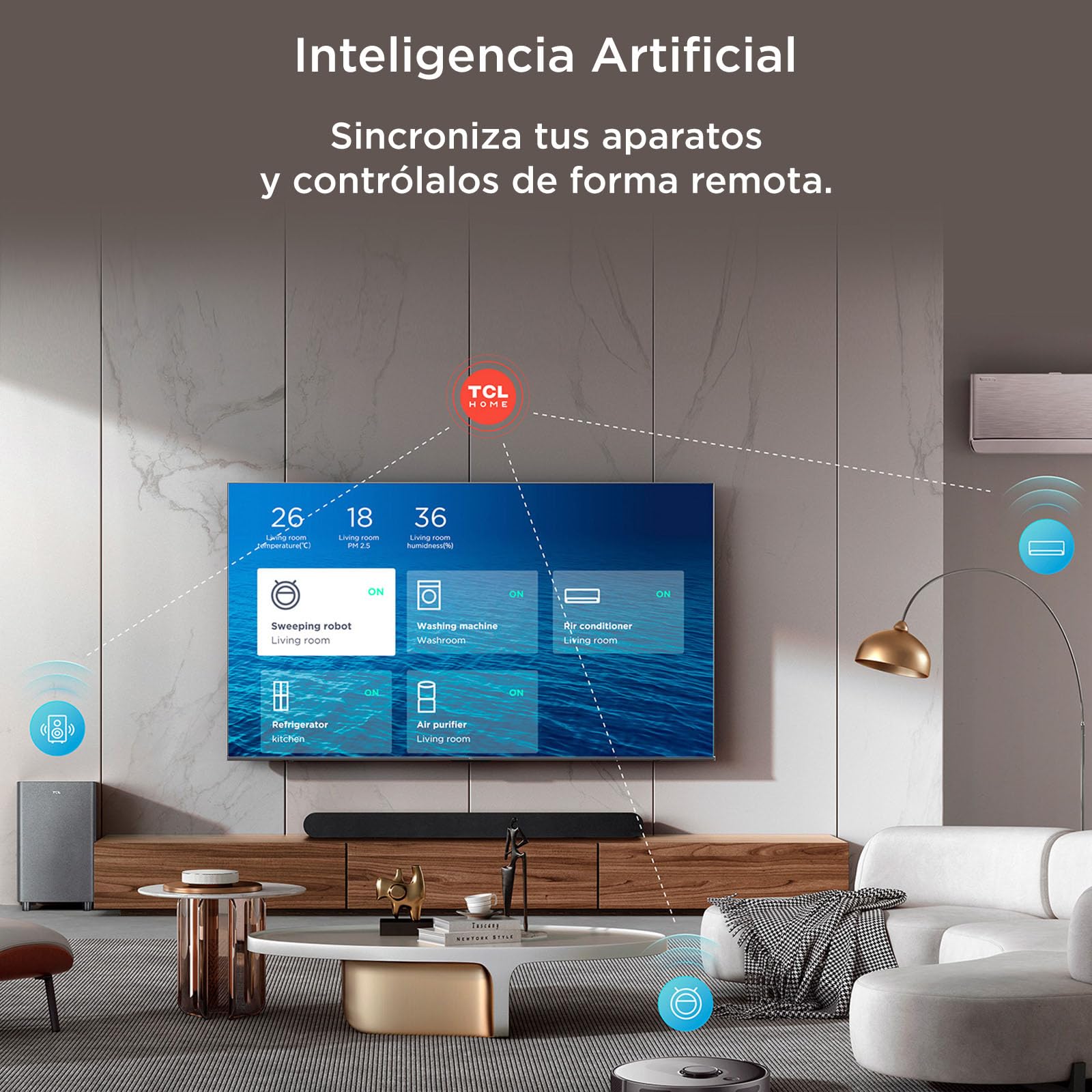 TCL Smart TV Pantalla 32" 32S230A Android TV FHD 2K Compatible con Alexa