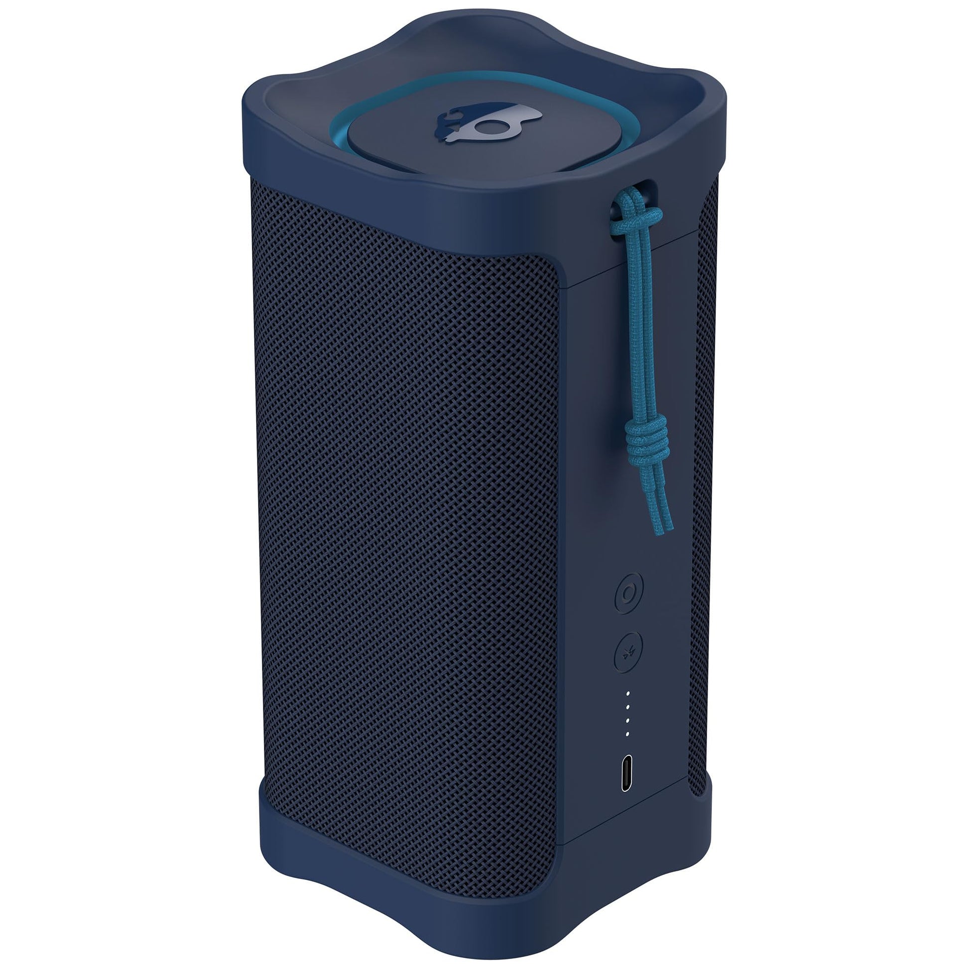 Skullcandy Terrain XL - Altavoz inalámbrico Bluetooth IPX7 Impermeable con radiadores pasivos duales Personalizados, batería de 18 Horas, muñequera de Nailon y estéreo inalámbrico Verdadero