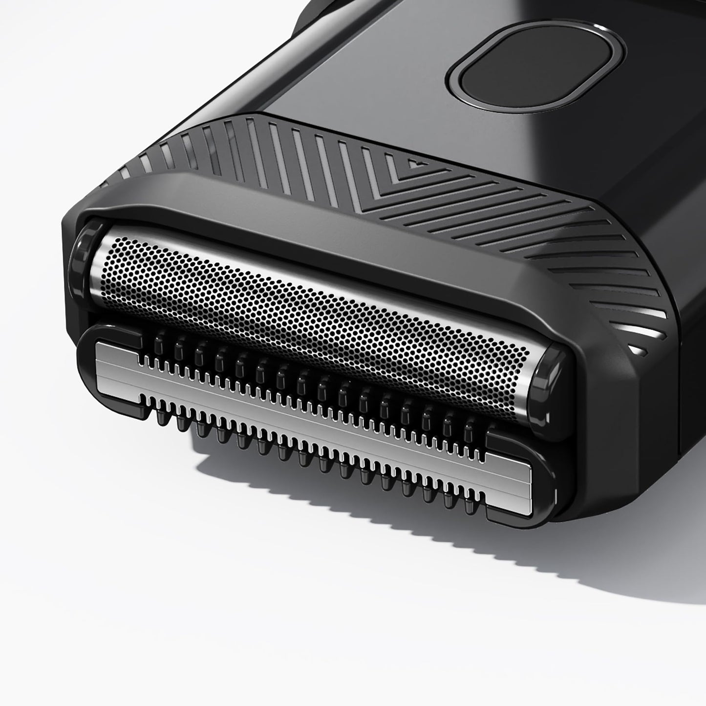 The Handyman® de MANSCAPED® Afeitadora de viaje para la cara - maquinilla eléctrica inalámbrica con batería recargable por USB-C, resistente al agua, nivelador de pelo largo y cuchillas de aluminio