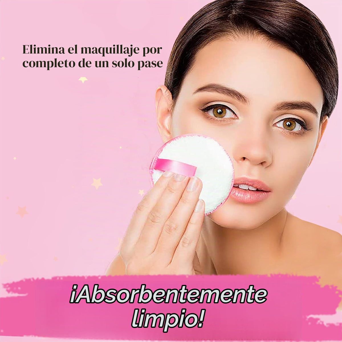 Almohadillas Reusables Hollywood Fashion Secrets Microfibra Suaves y Resistentes