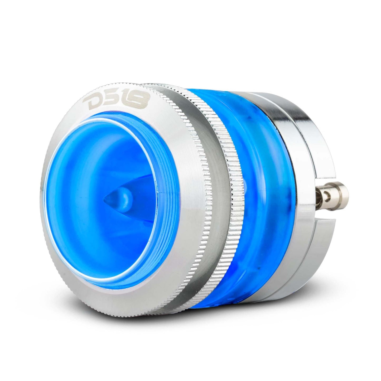 DS18 PRO-TW7L RGB Alluminum Super Bullet altavoz de agudos con imán de neodimio, bobina de voz de 1 pulgada, cuerpo de policarbonato y bala, 200 W máximo, 100 W RMS, 4 ohmios, los tweeters Crossover-PRO integrados son los mejores (1 altavoz)