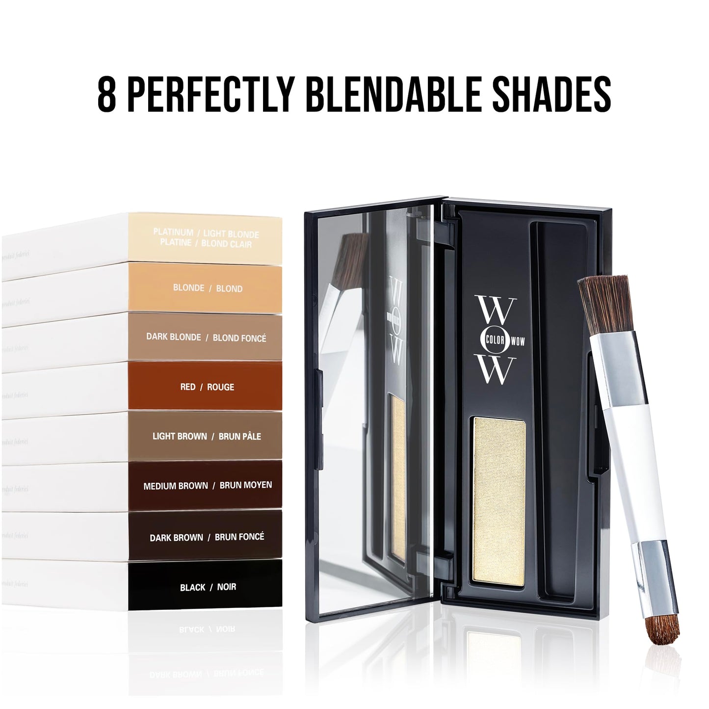 COLOR WOW - Refrescante de color para cabello Root Cover Up, platino, 0.07 libras