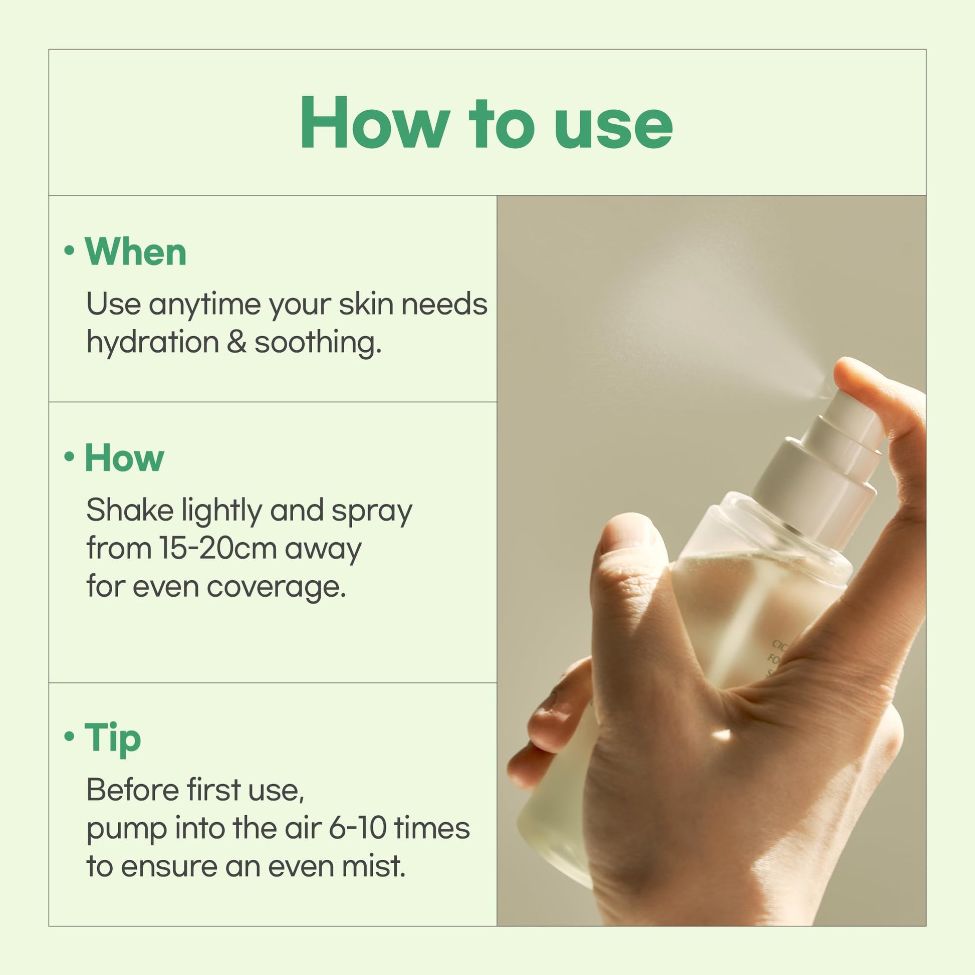 Luvum Mist con Centella, Spray Facial, 80ml
