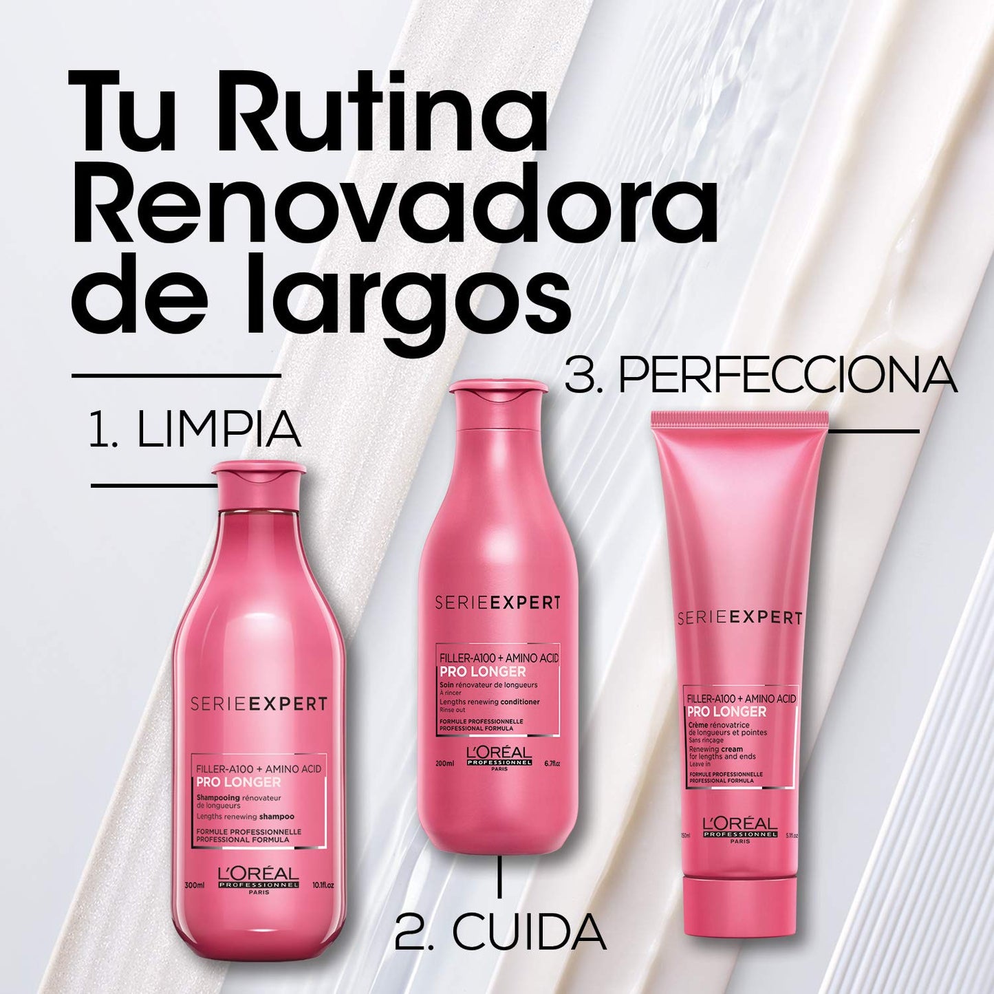 L'Oreal Professionnel L' oreal professionnel serie expert - crema para peinar renovadora de largos y engrosadora de puntas pro longer, para un cabello ma largo, mas grueso y mas sano
