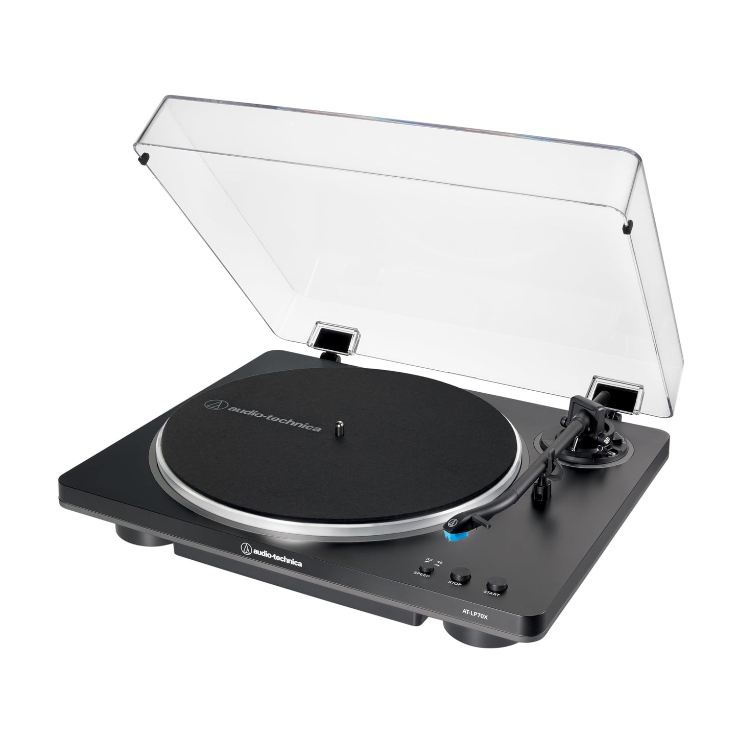 Audio-Technica AT-LP70X Tocadiscos automáticos (Negro/Gris)