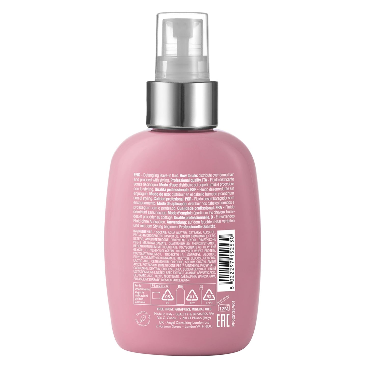Fluido Desenredante Alfaparf Milano Semi Di Lino Moisture Nutritive para Cabello Seco