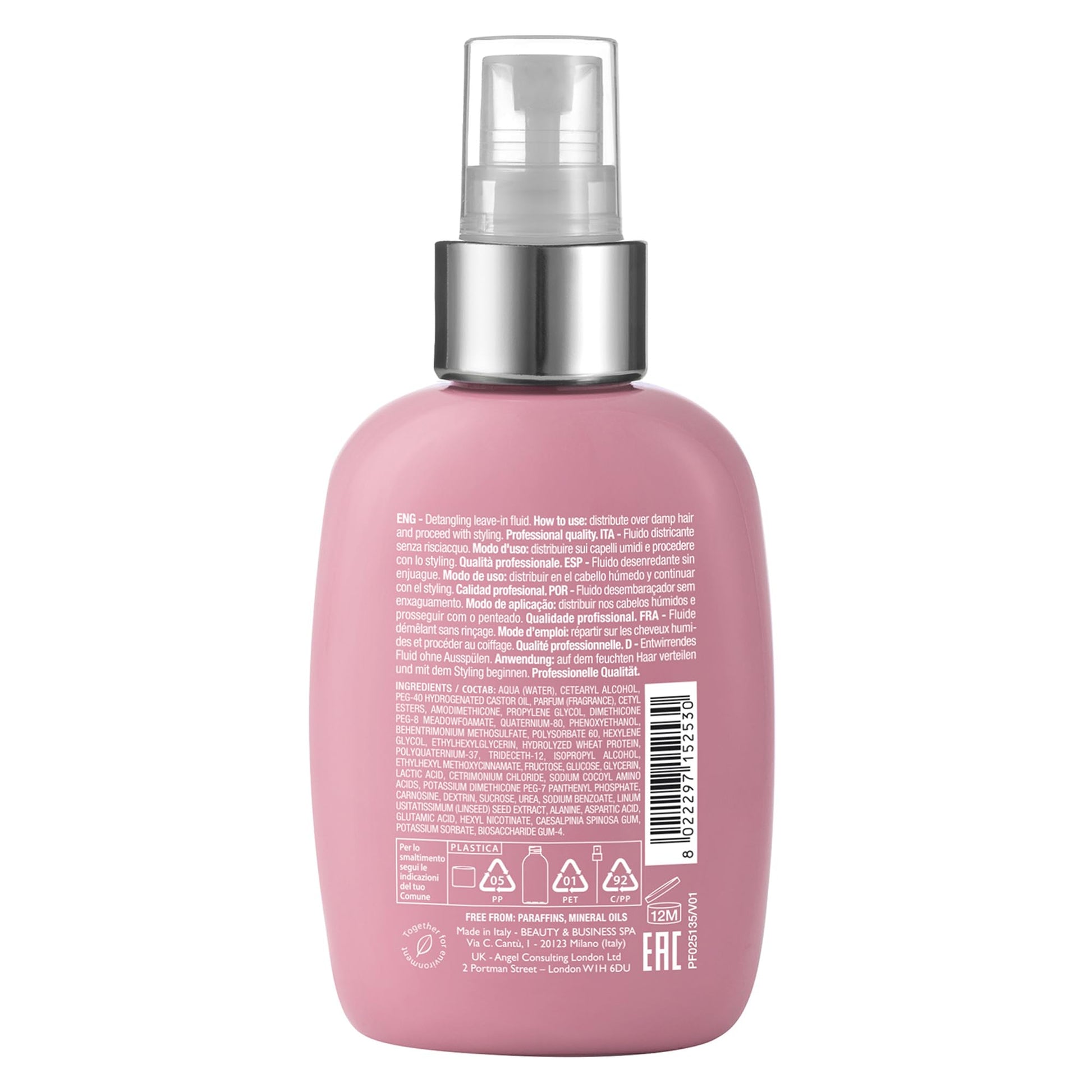 Fluido Desenredante Alfaparf Milano Semi Di Lino Moisture Nutritive para Cabello Seco