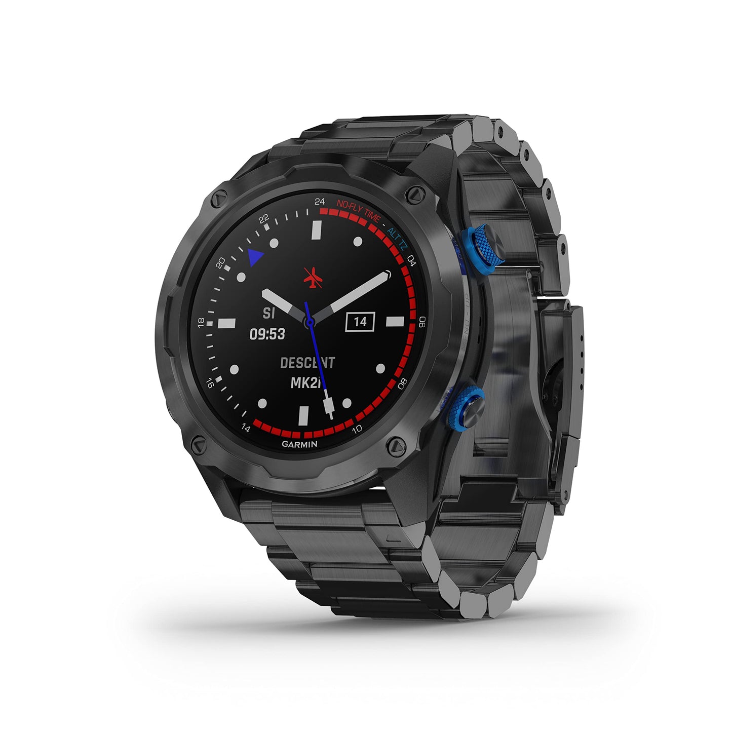 Garmin Descent Mk2i Negro Correa Titanio 52 mm T1 Bundle
