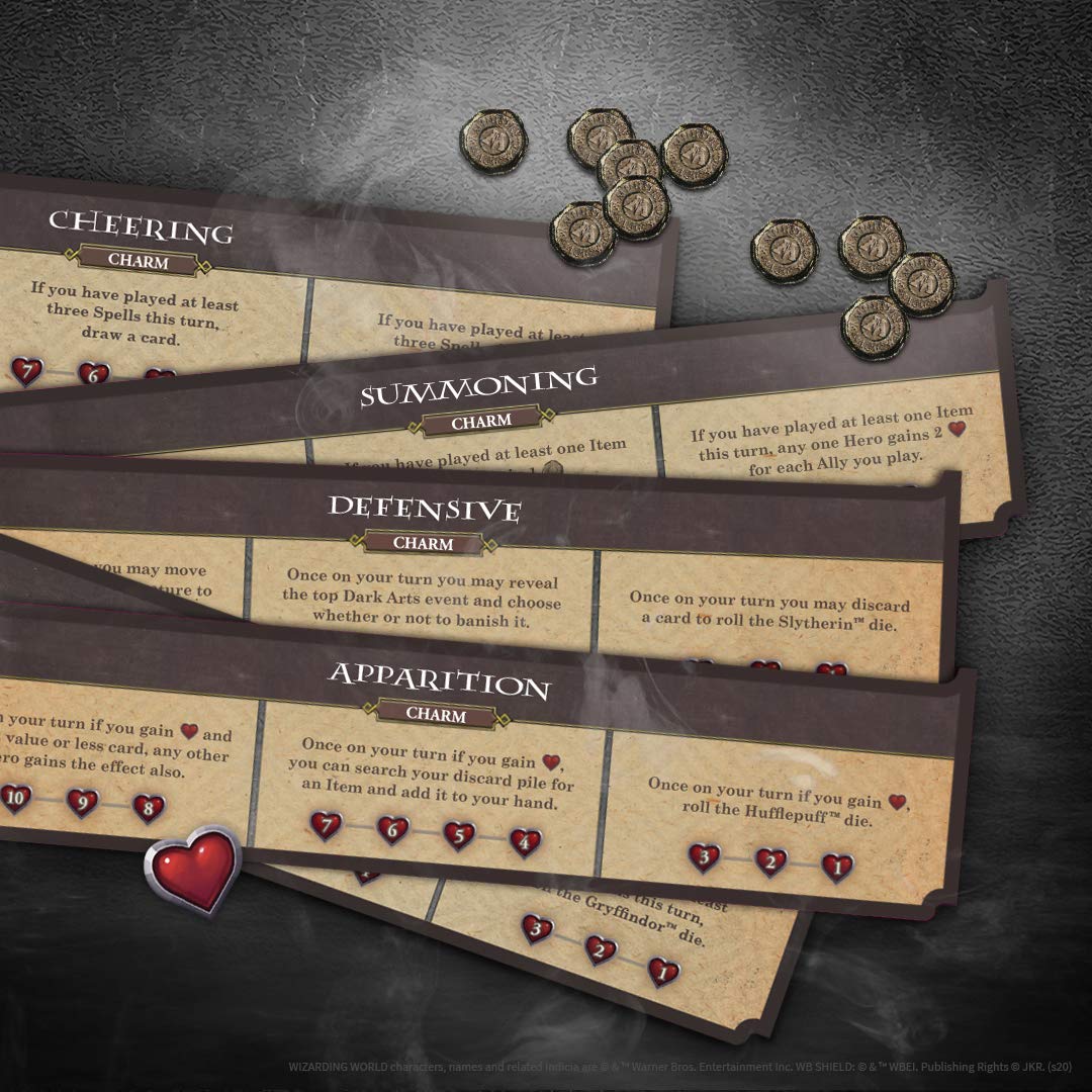 Expansión de Construcción de Mazos USAopoly Harry Potter Batalla de Hogwarts Amuletos y Pociones Segunda Expansión